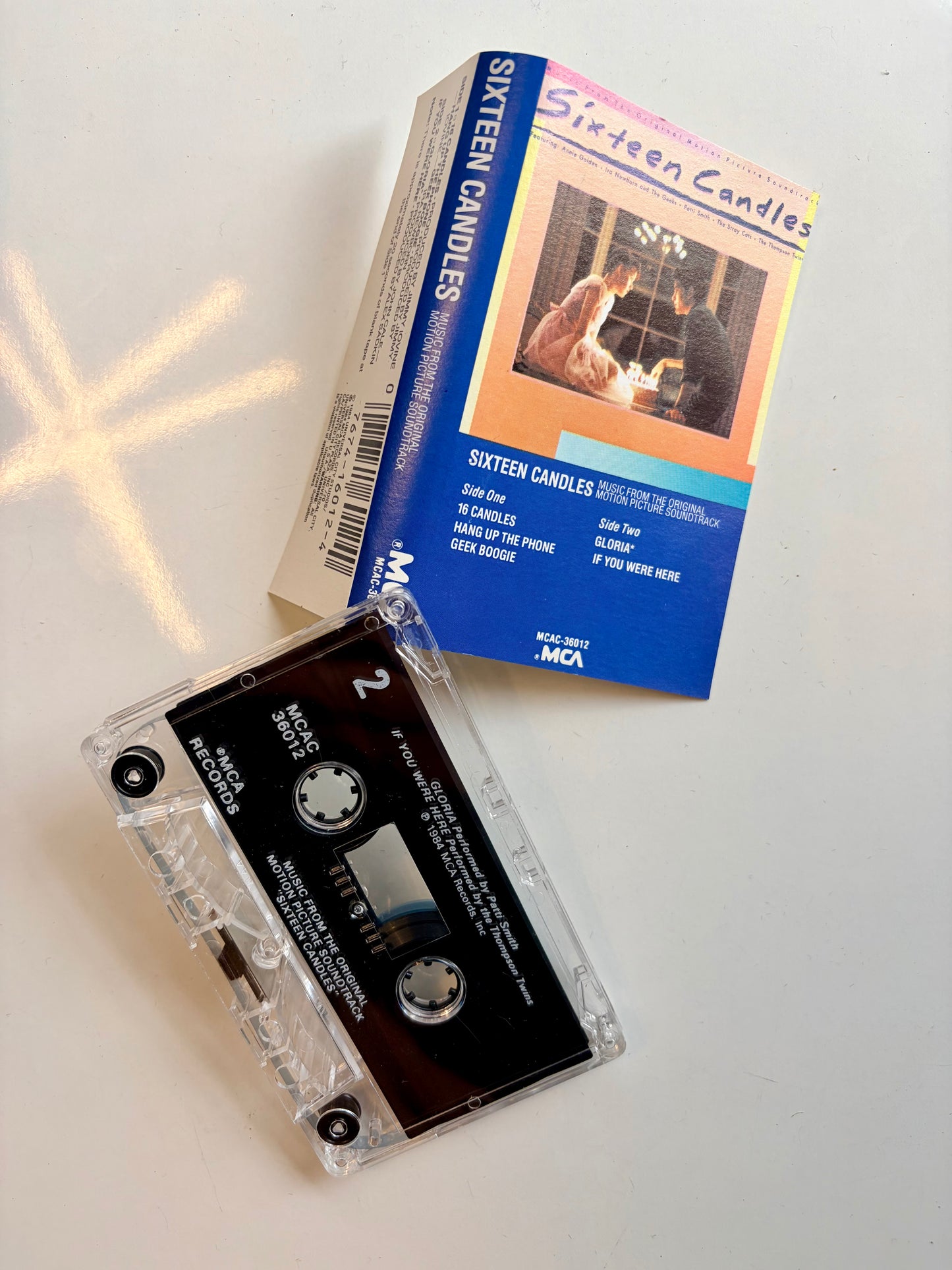 Sixteen Candles soundtrack cassette