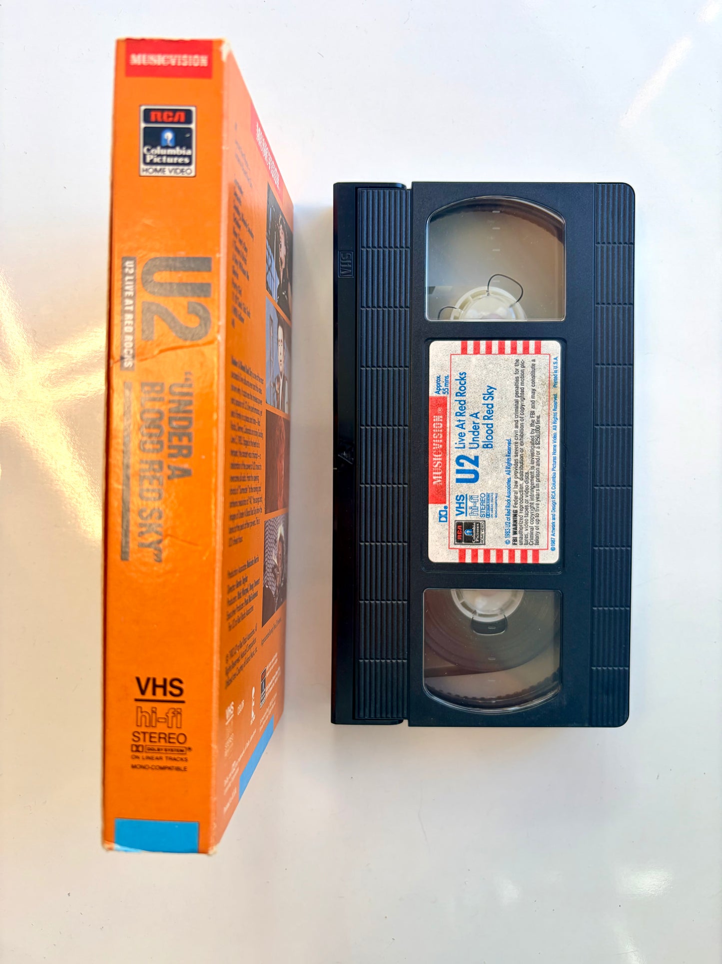 U2, Under A Blood Red Sky VHS video