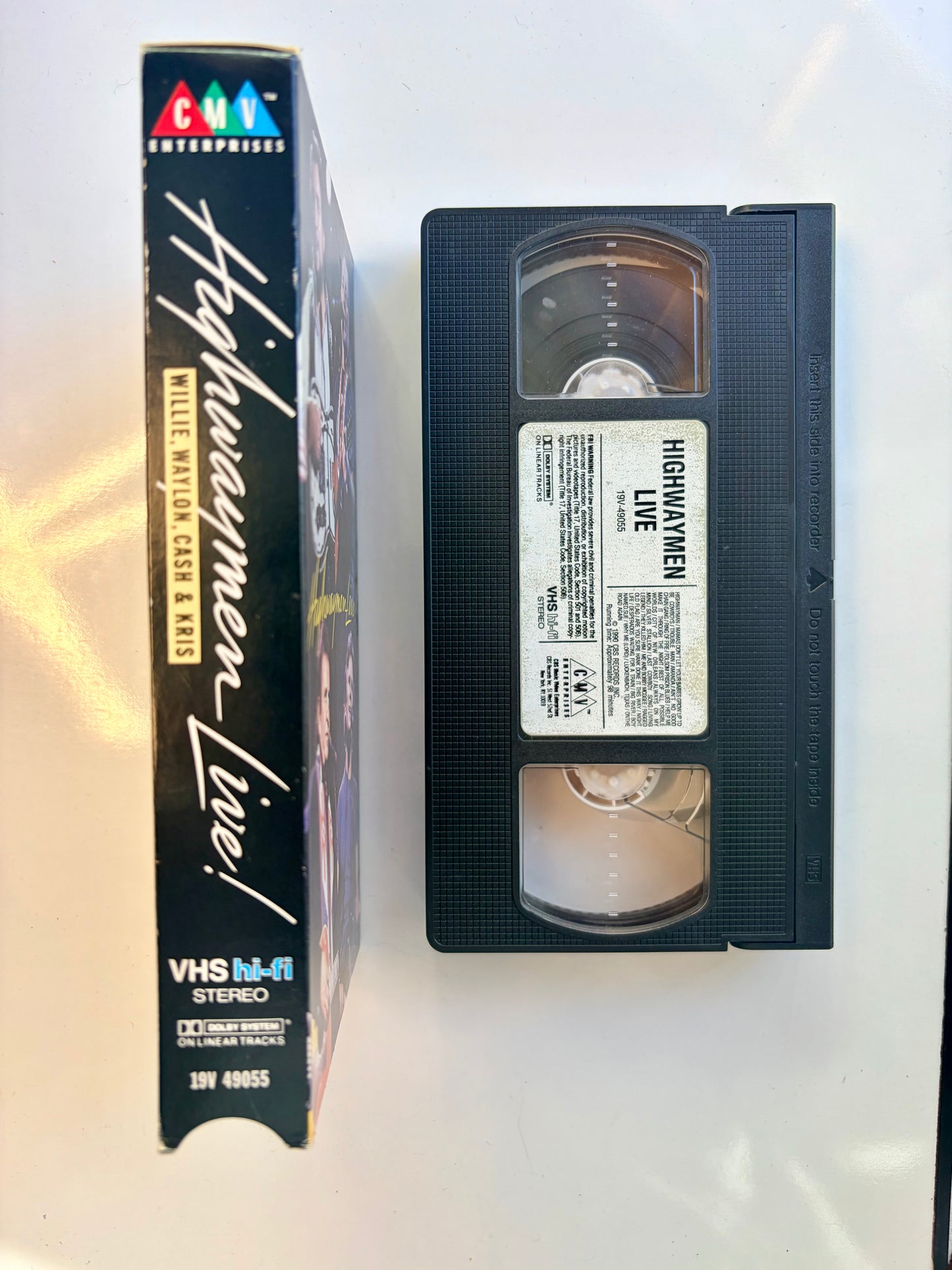 Highwaymen, Live VHS video