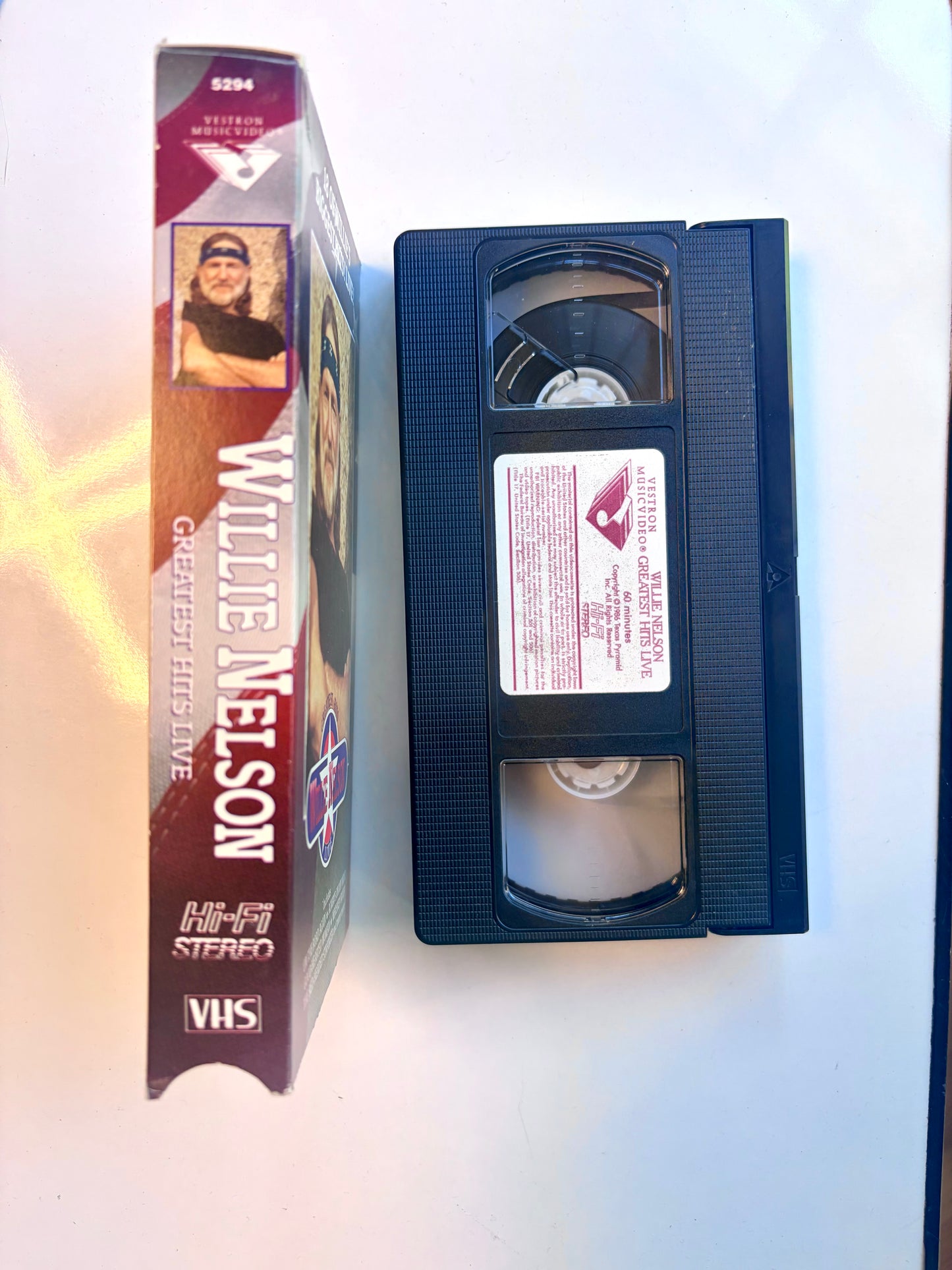 Willie Nelson, Greatest Hits Live VHS video