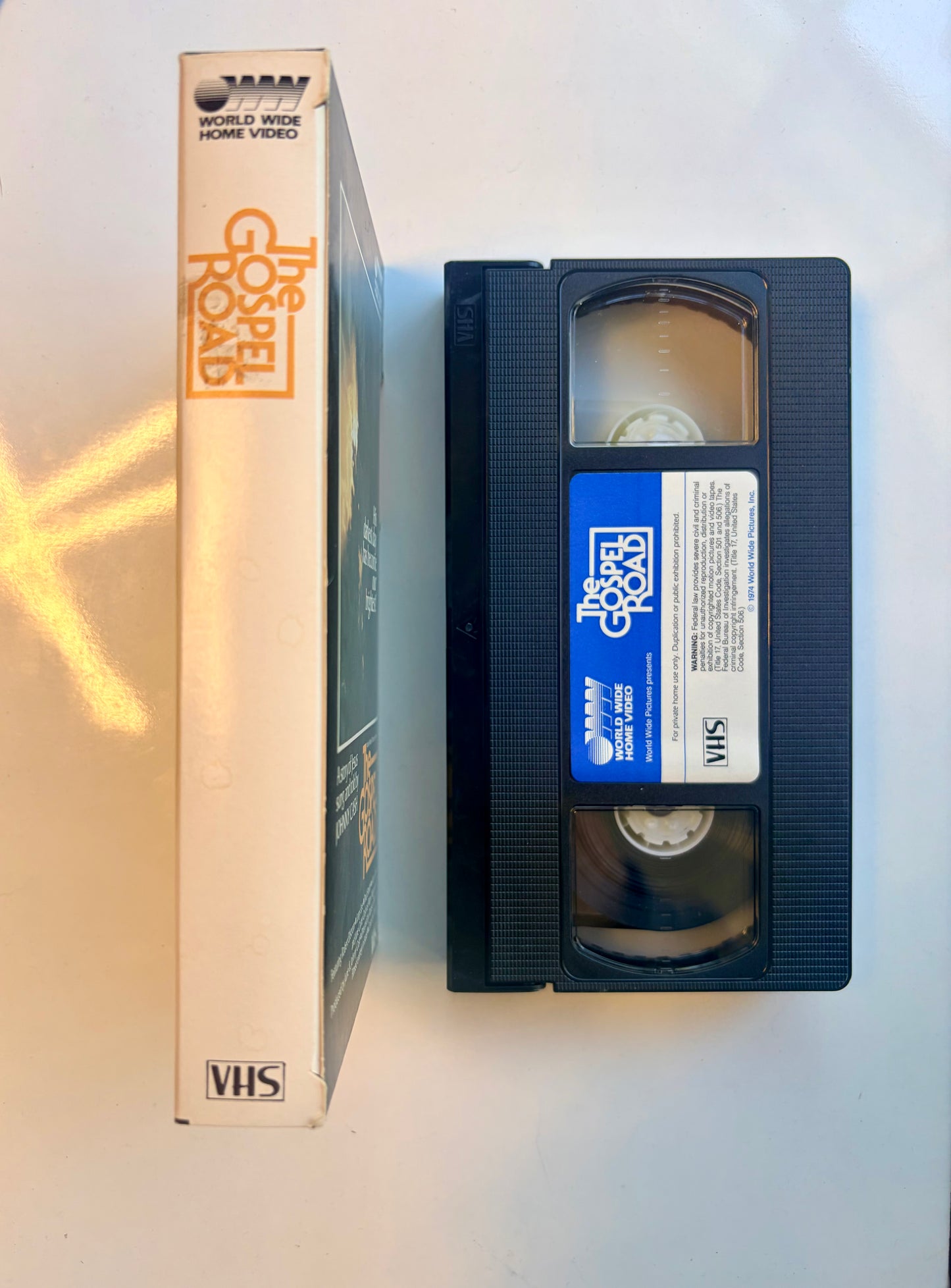 Johnny Cash, The Gospel Road VHS video