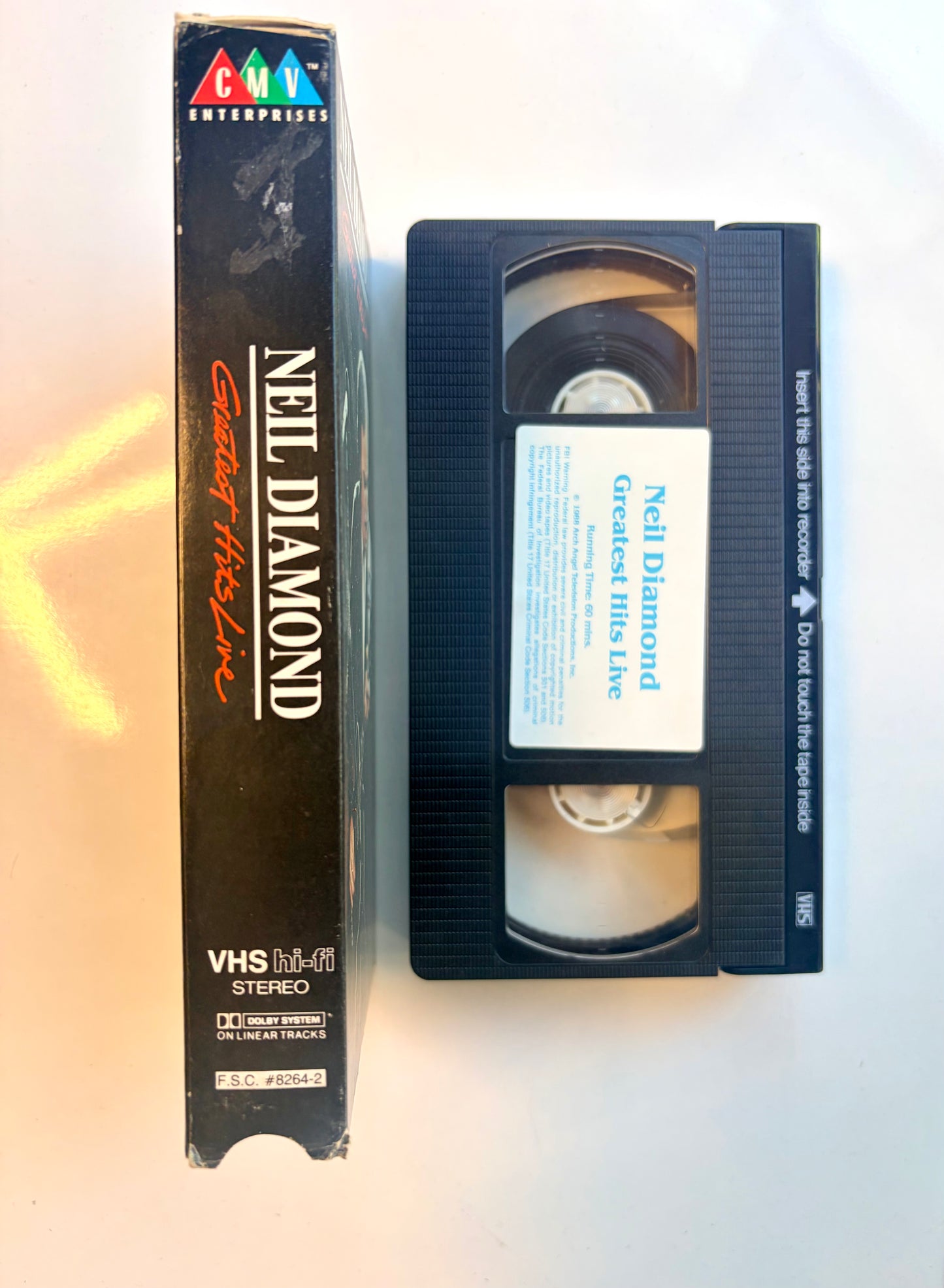 Neil Diamond, Greatest Hits Live VHS video