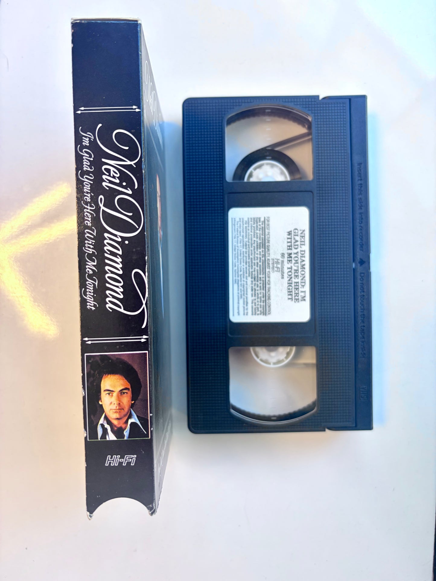 Neil Diamond, I'm Glad You're Here With Me Tonight VHS video