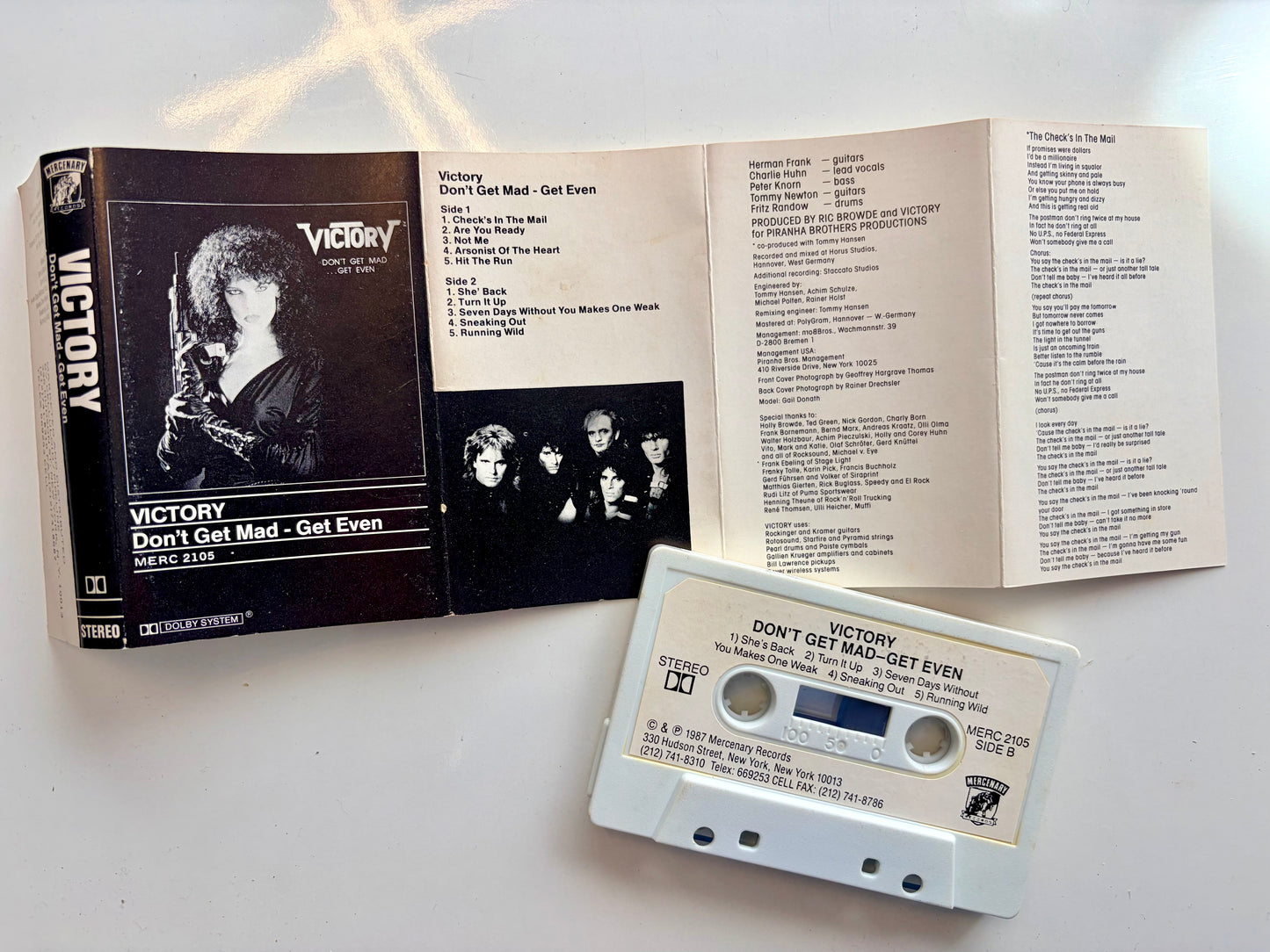 Victory, Don't Get Mad - Get Even cassette