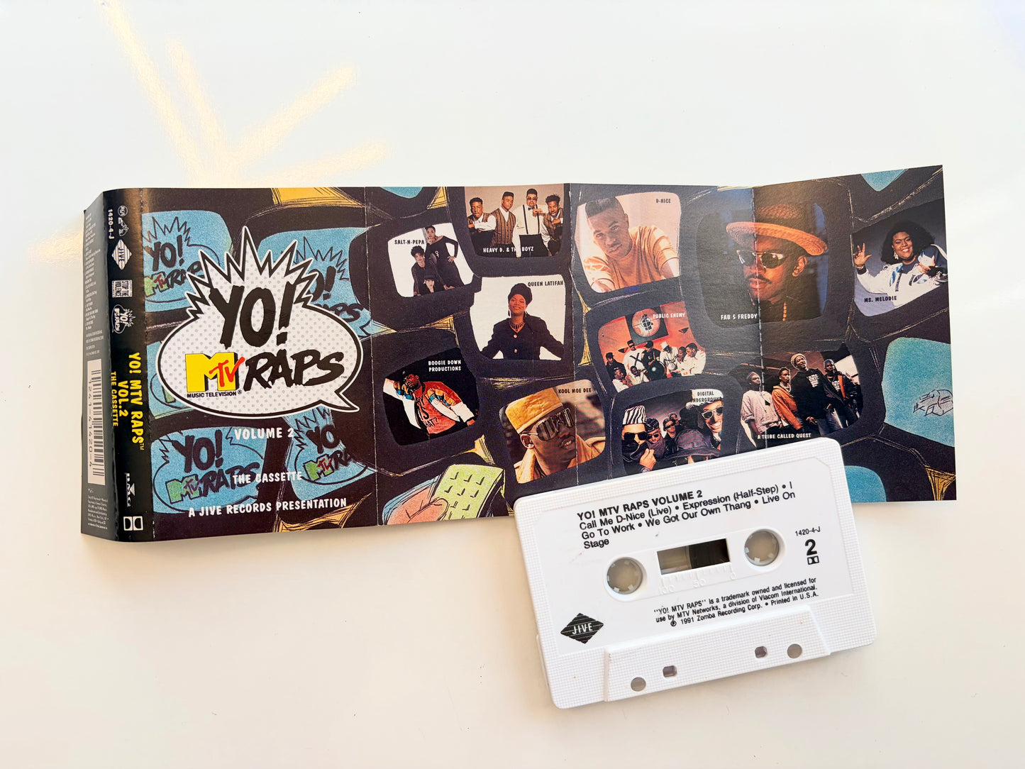 Yo MTV Raps volume 2 cassette