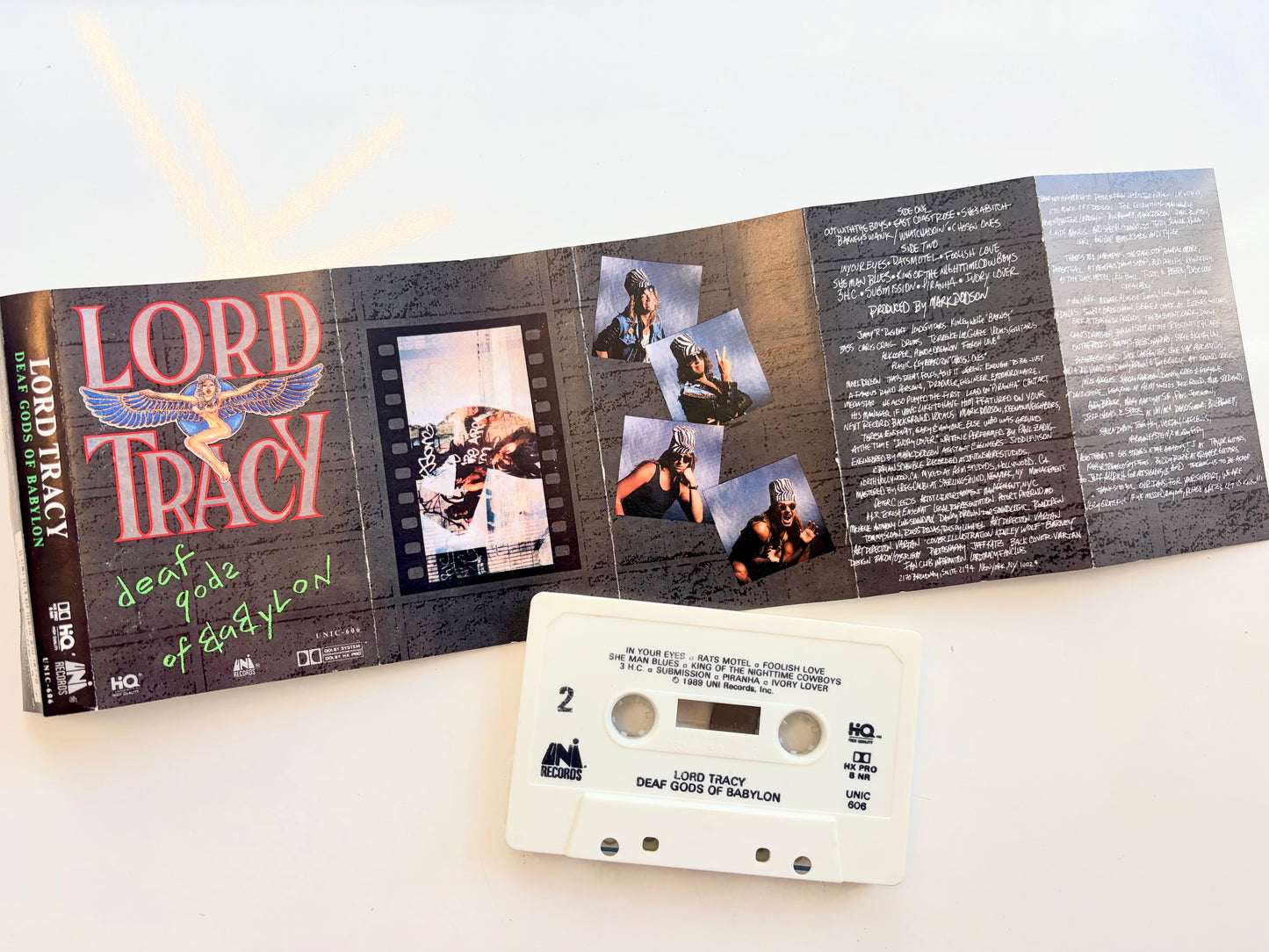 Lord Tracy, Deaf Gods of Babylon cassette