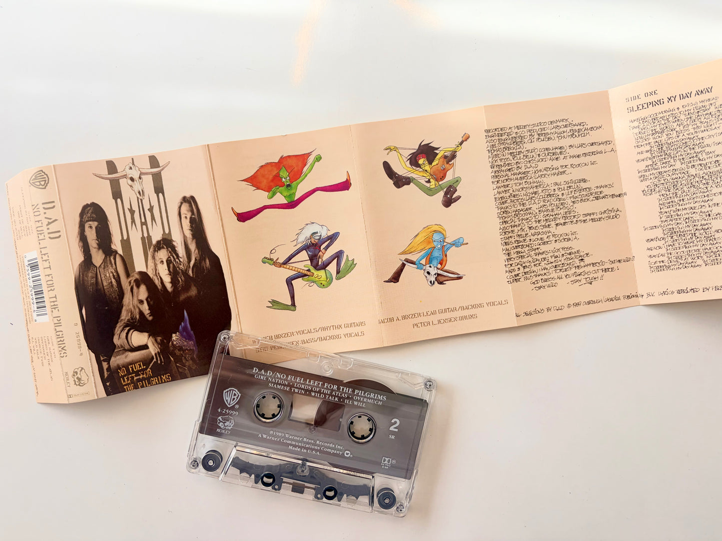 D.A.D, No Fuel Left For The Pilgrims cassette