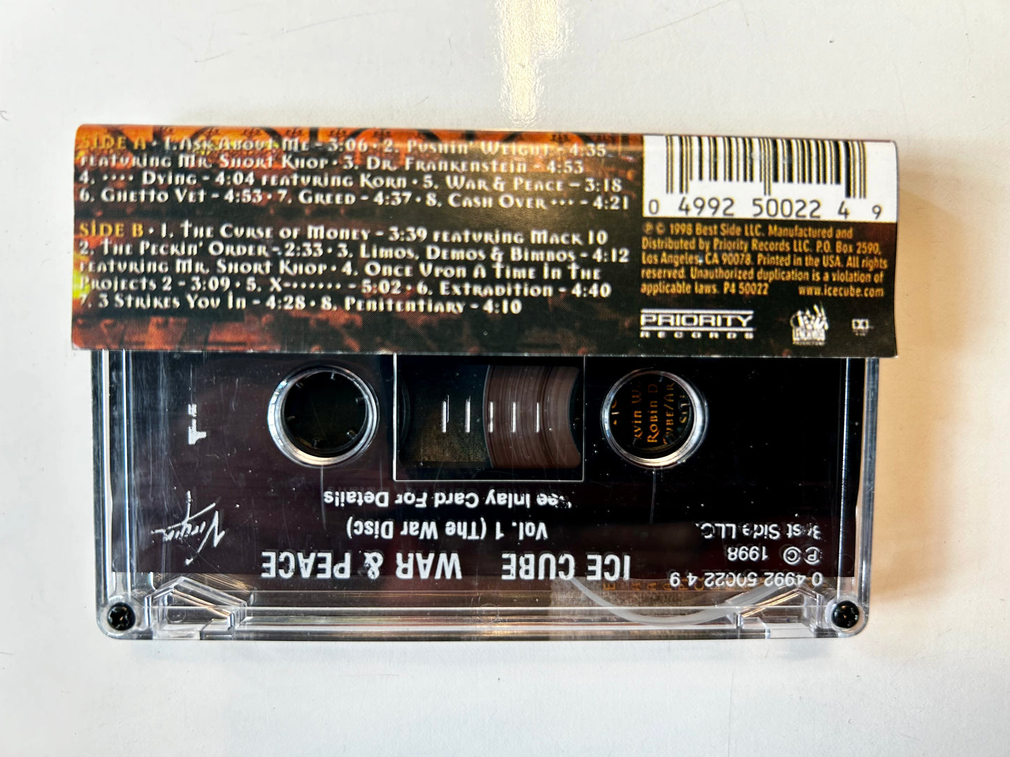 Ice Cube, War & Peace Volume 1