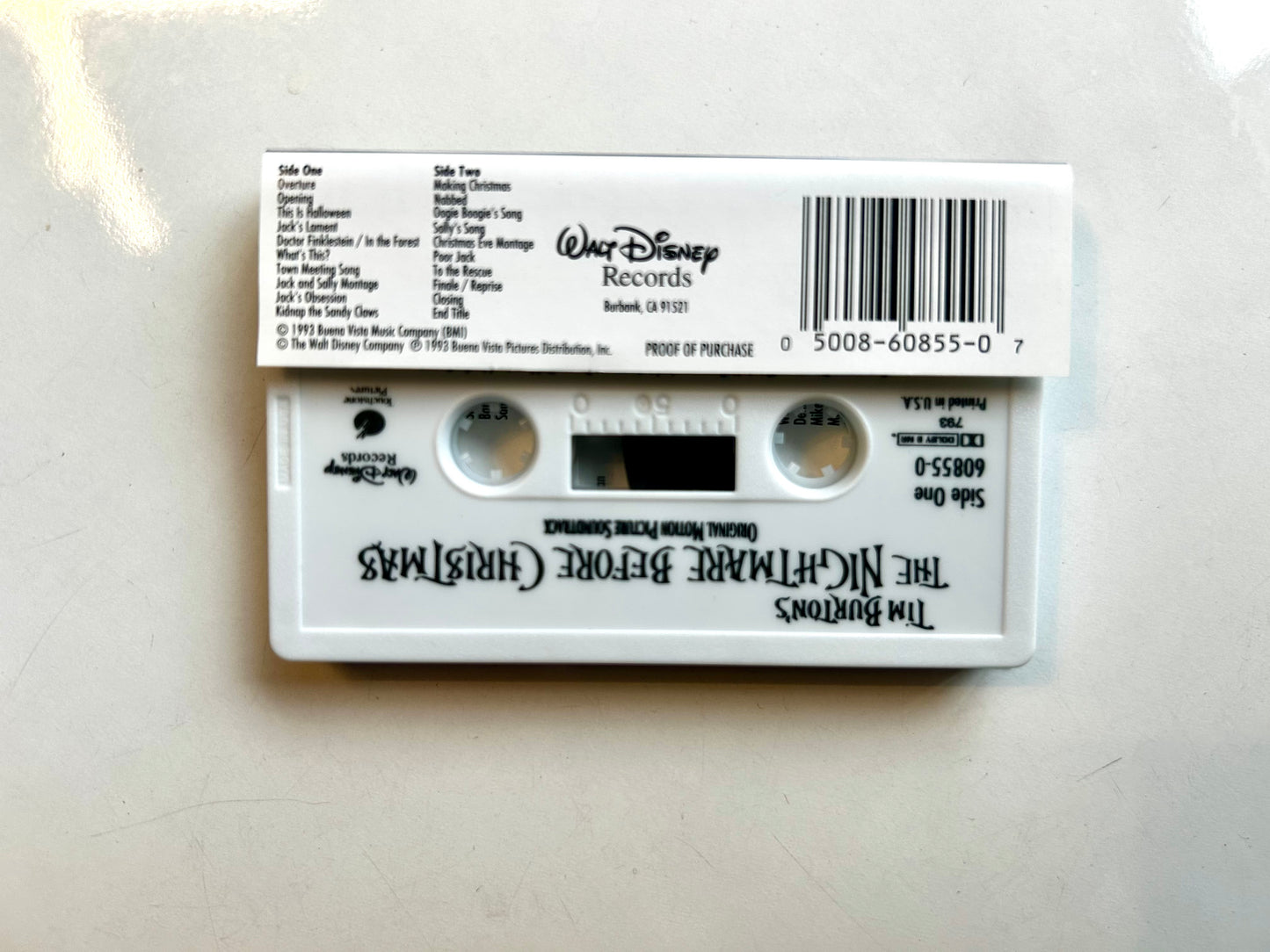 Tim Burton's A Nightmare Before Christmas soundtrack