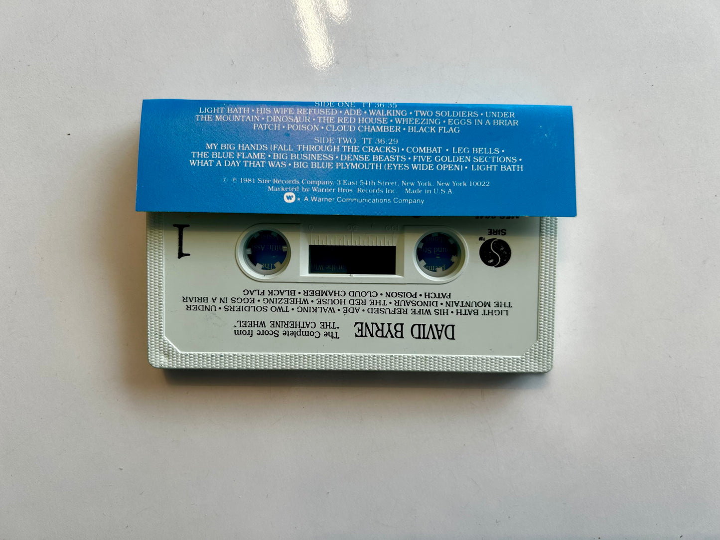 David Byrne, The Complete Score of The Catherine Wheel