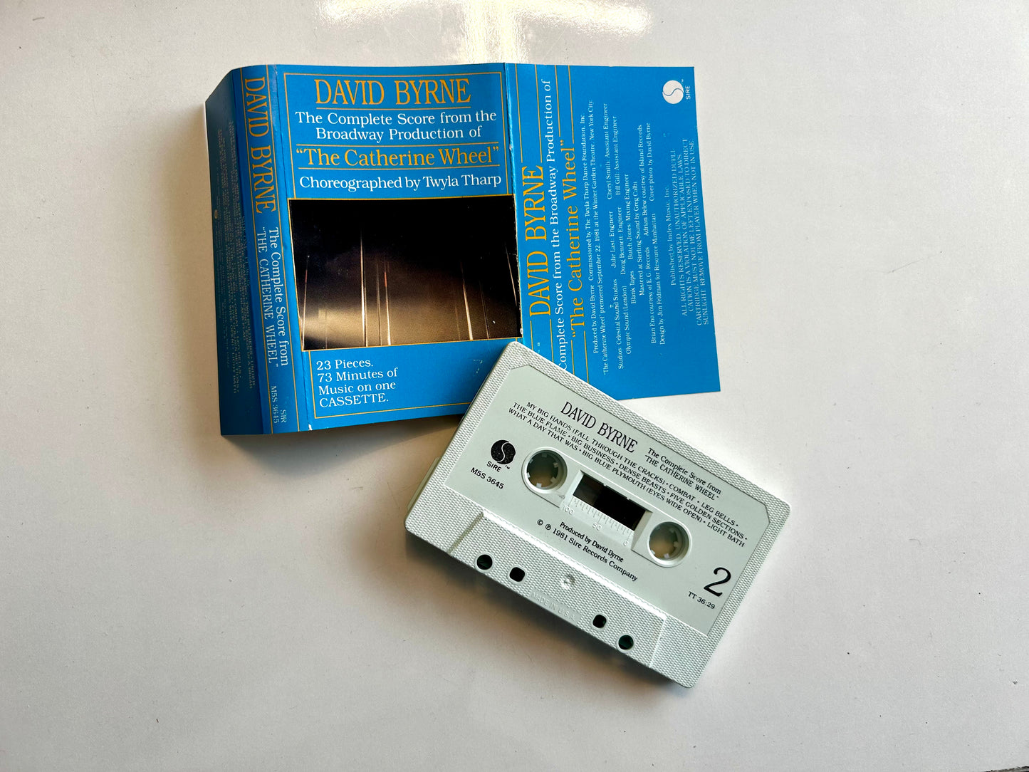 David Byrne, The Complete Score of The Catherine Wheel