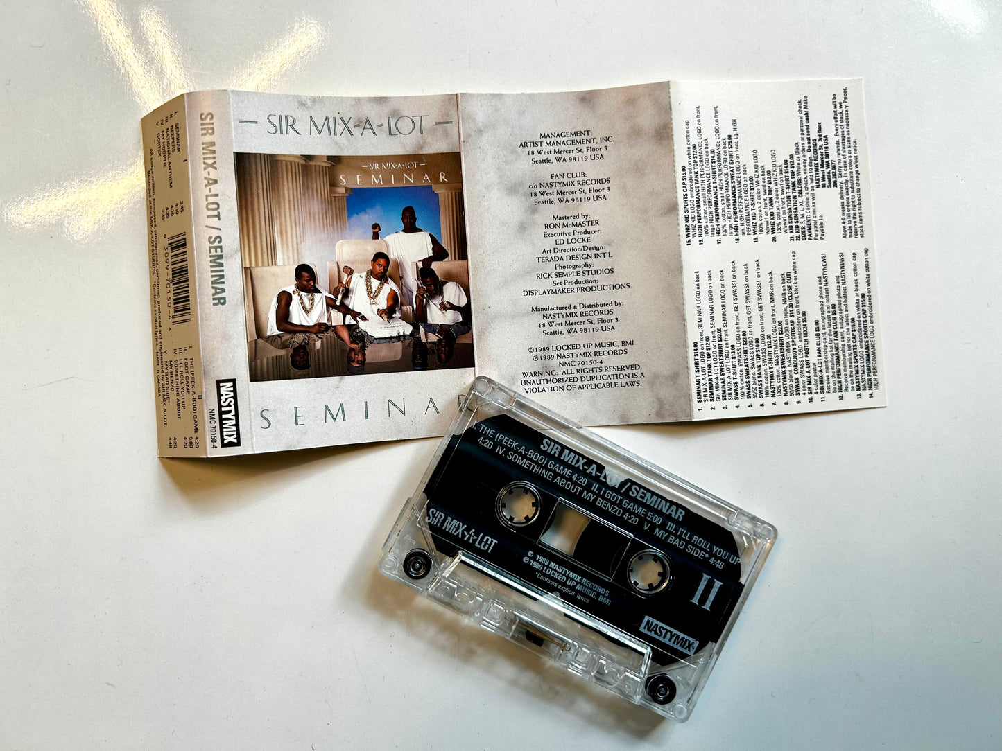Sir Mix-A-Lot, Seminar