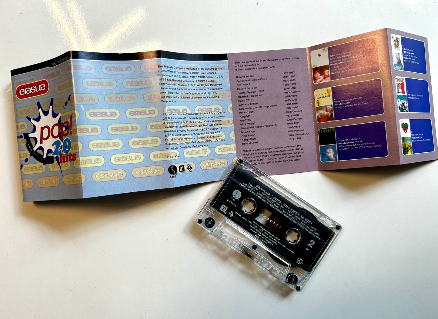 Erasure, Pop! The first 20 hits