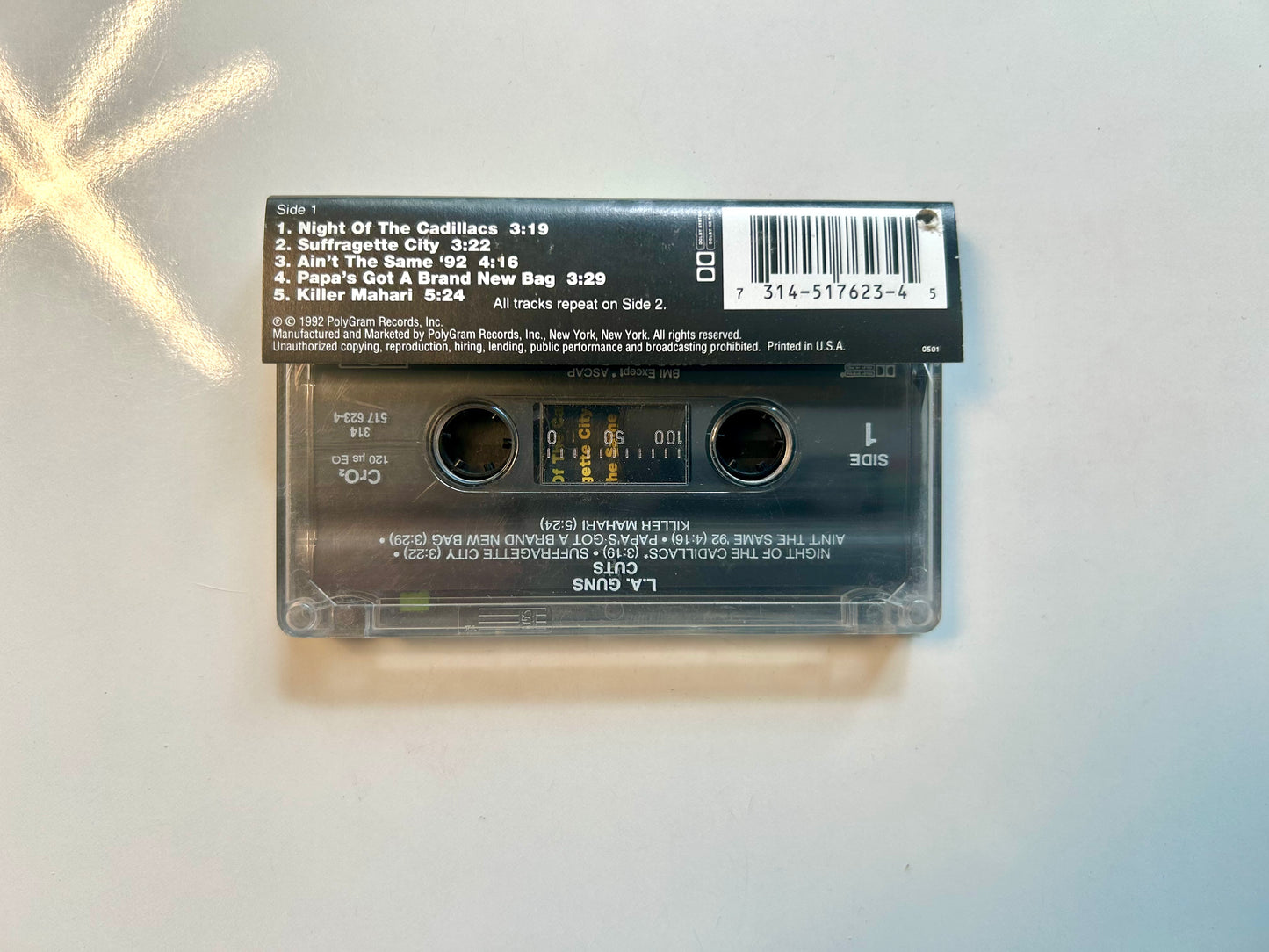 L.A. Guns, Cuts