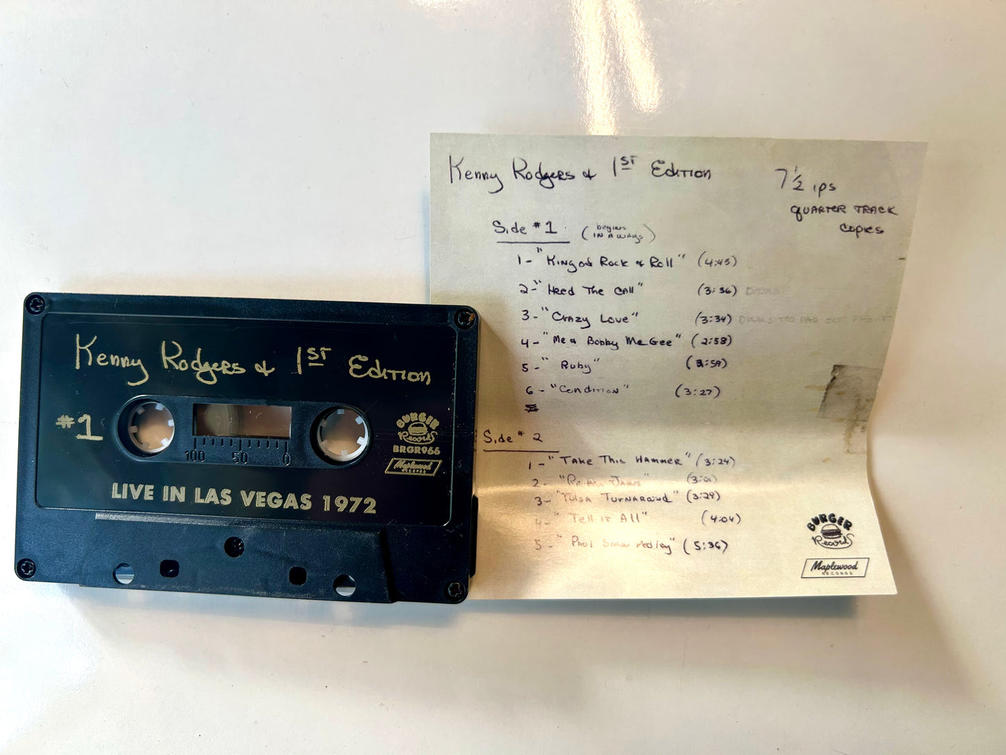 Kenny Rogers & The First Edition, Live In Las Vegas 1972