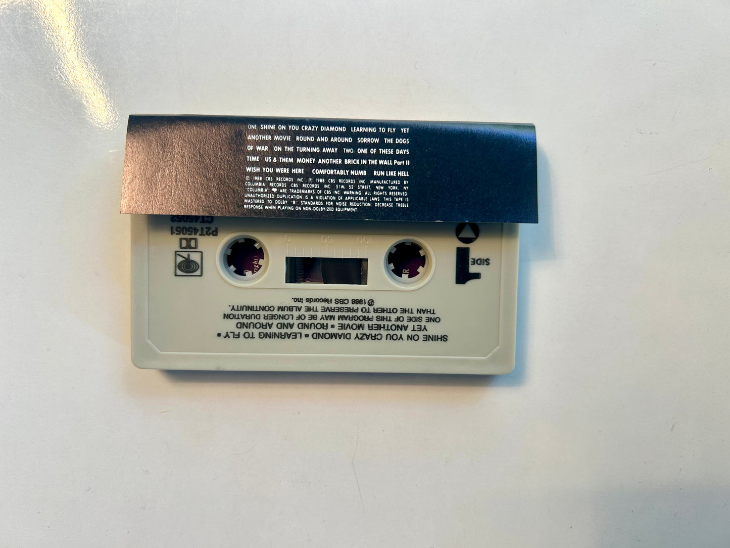 Pink Floyd, Delicate Sound of Thunder Live cassette #1