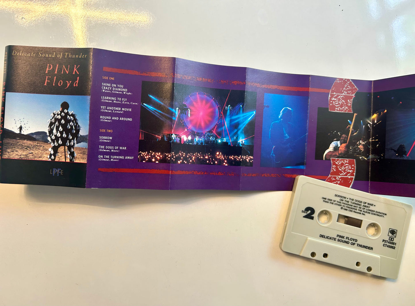 Pink Floyd, Delicate Sound of Thunder Live cassette #1