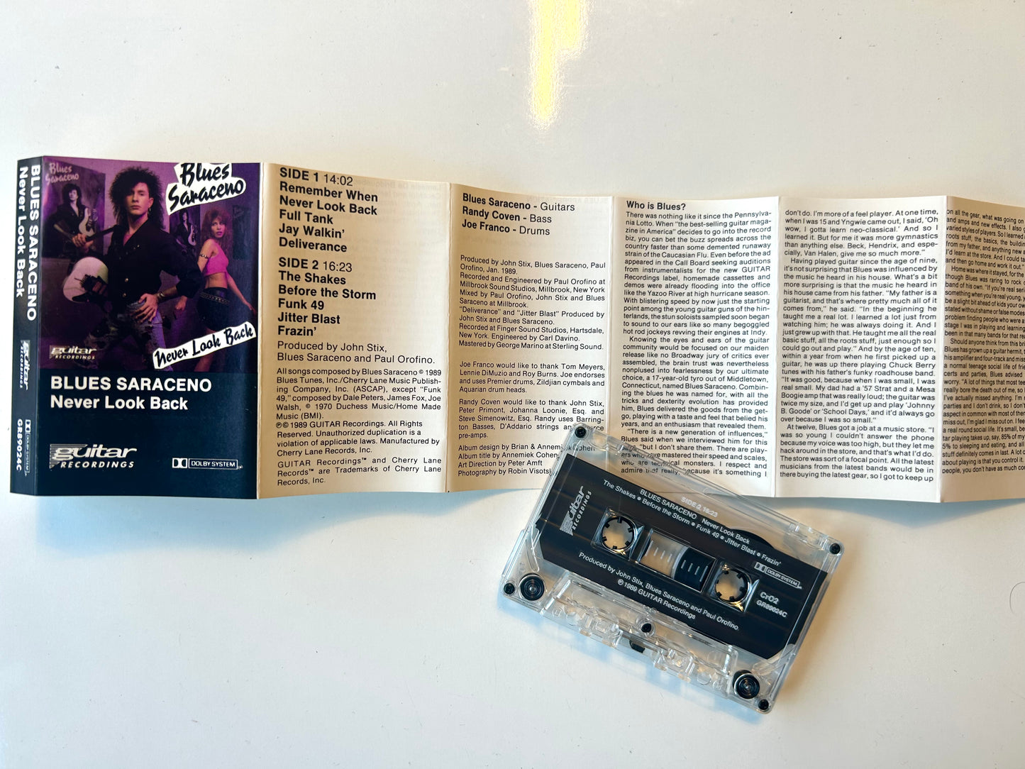 Blues Saraceno, Never Look Back