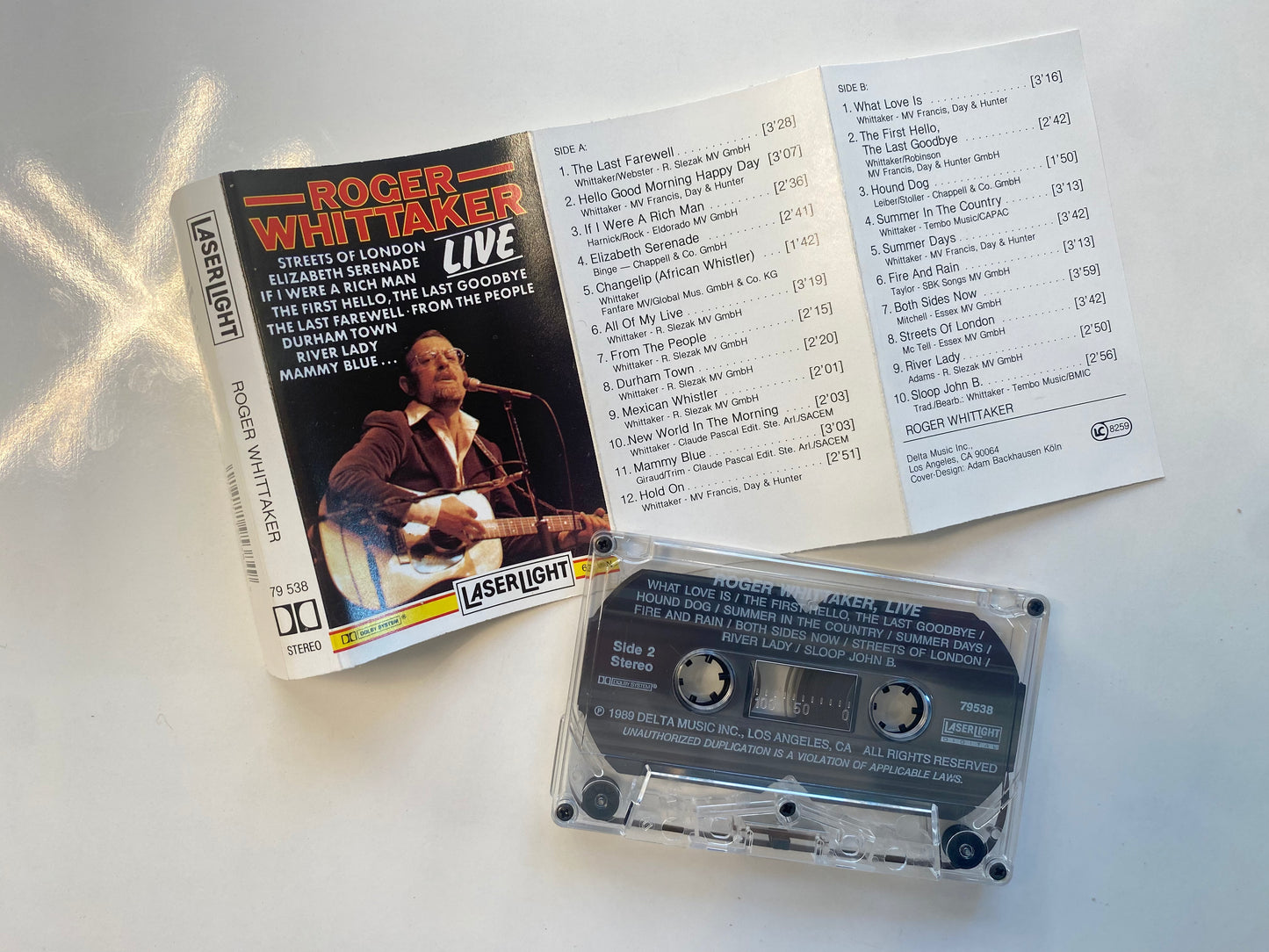 Roger Whittaker, Live