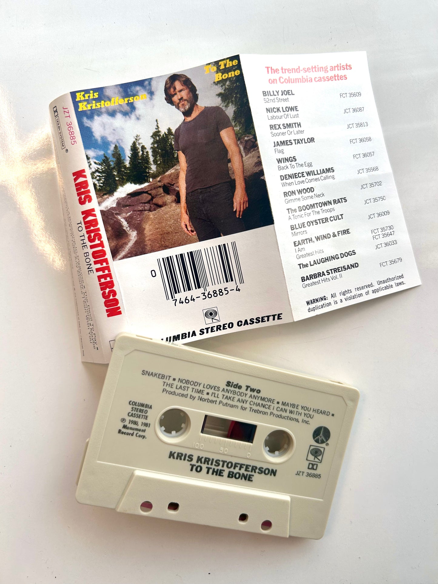 Kris Kristofferson, To The Bone