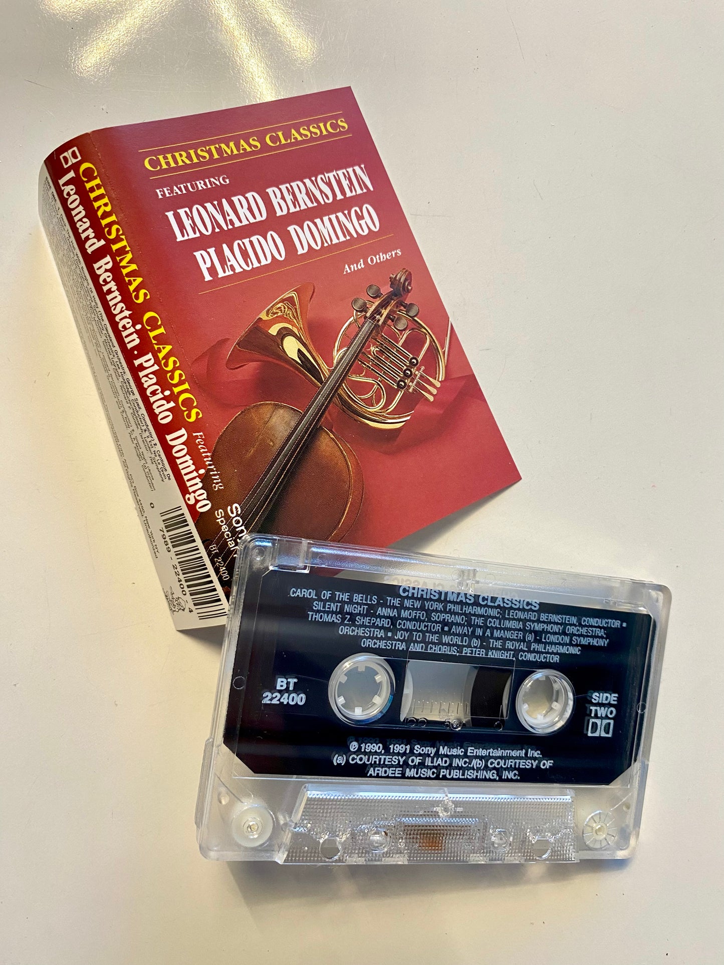 Christmas Classics featuring Leonard Bernstein Placido Domingo and others