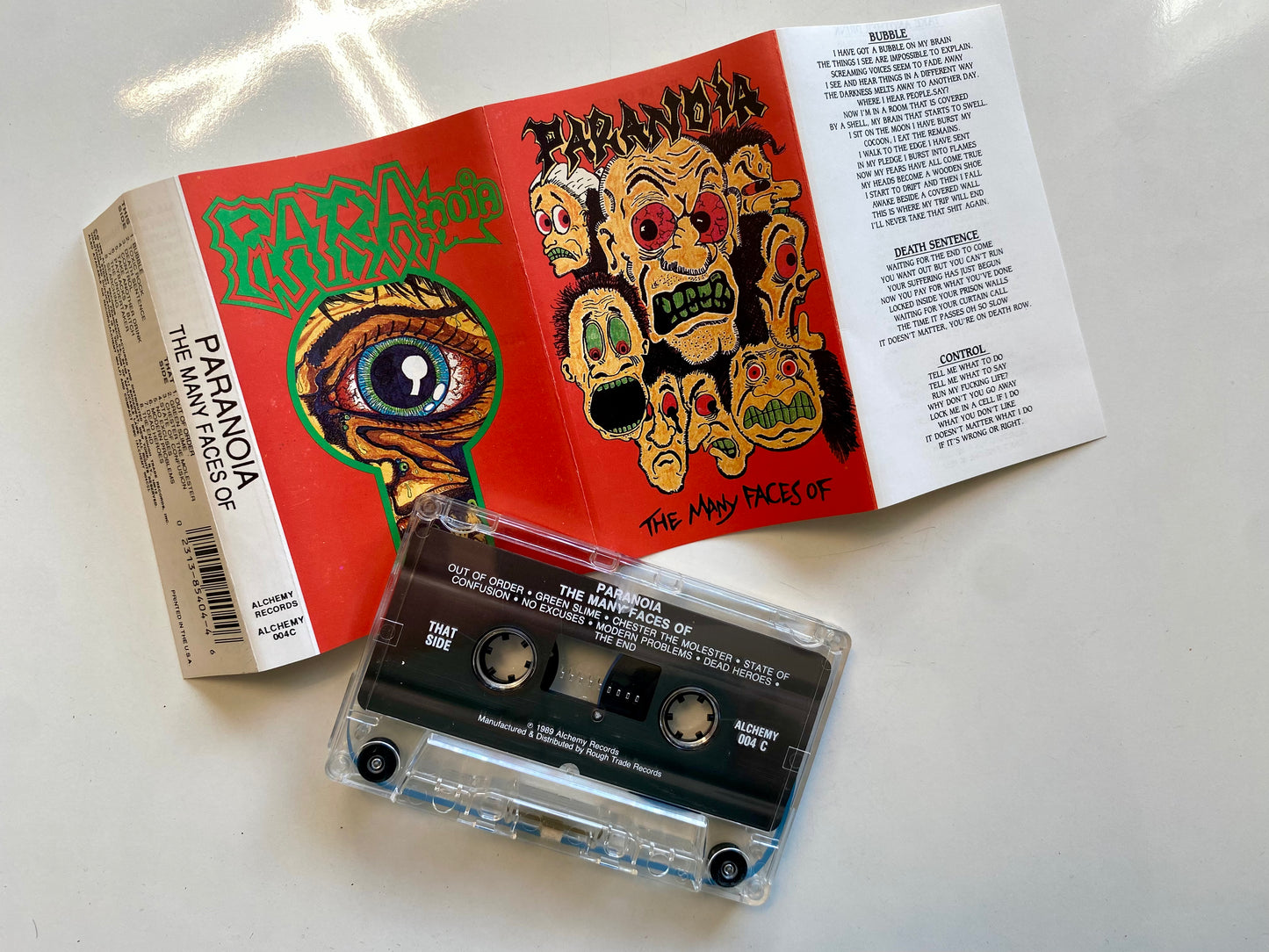 Paranoia, The Many Faces Of