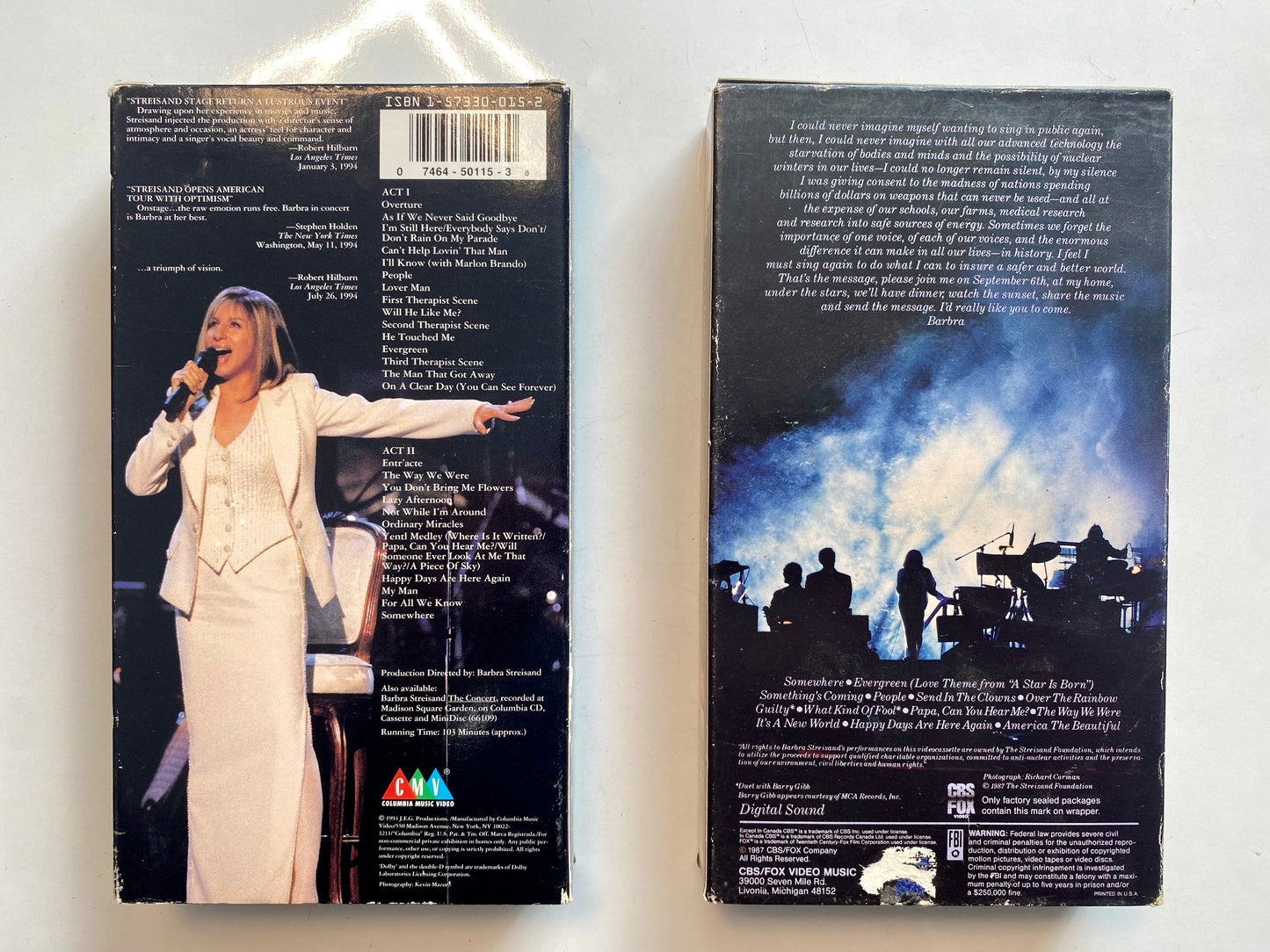 Barbra Streisand, 2-Video Pack