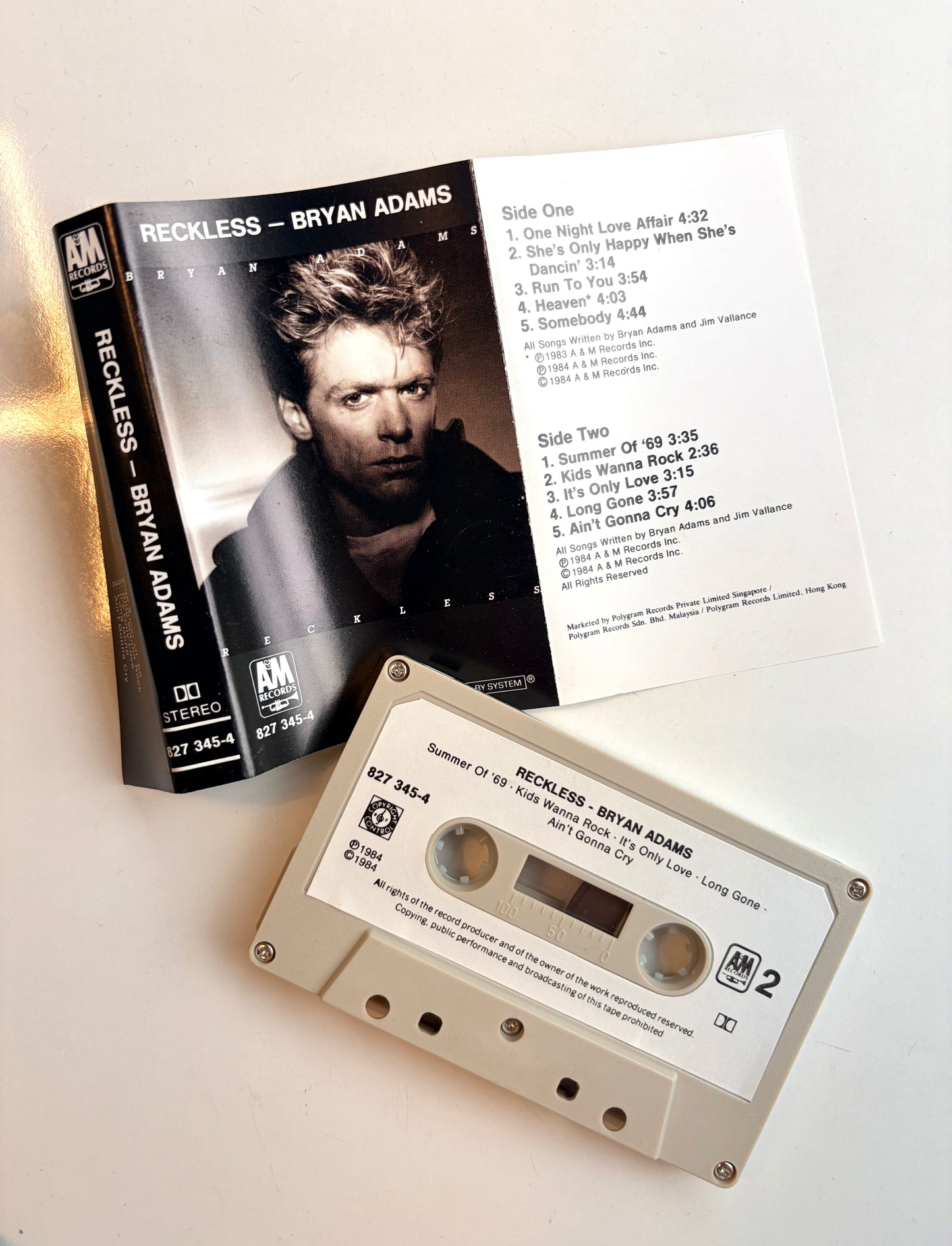 Bryan Adams, Reckless