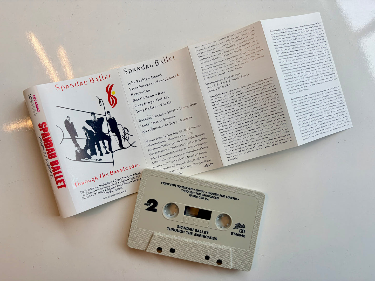 Spandau Ballet, Through The Barricades