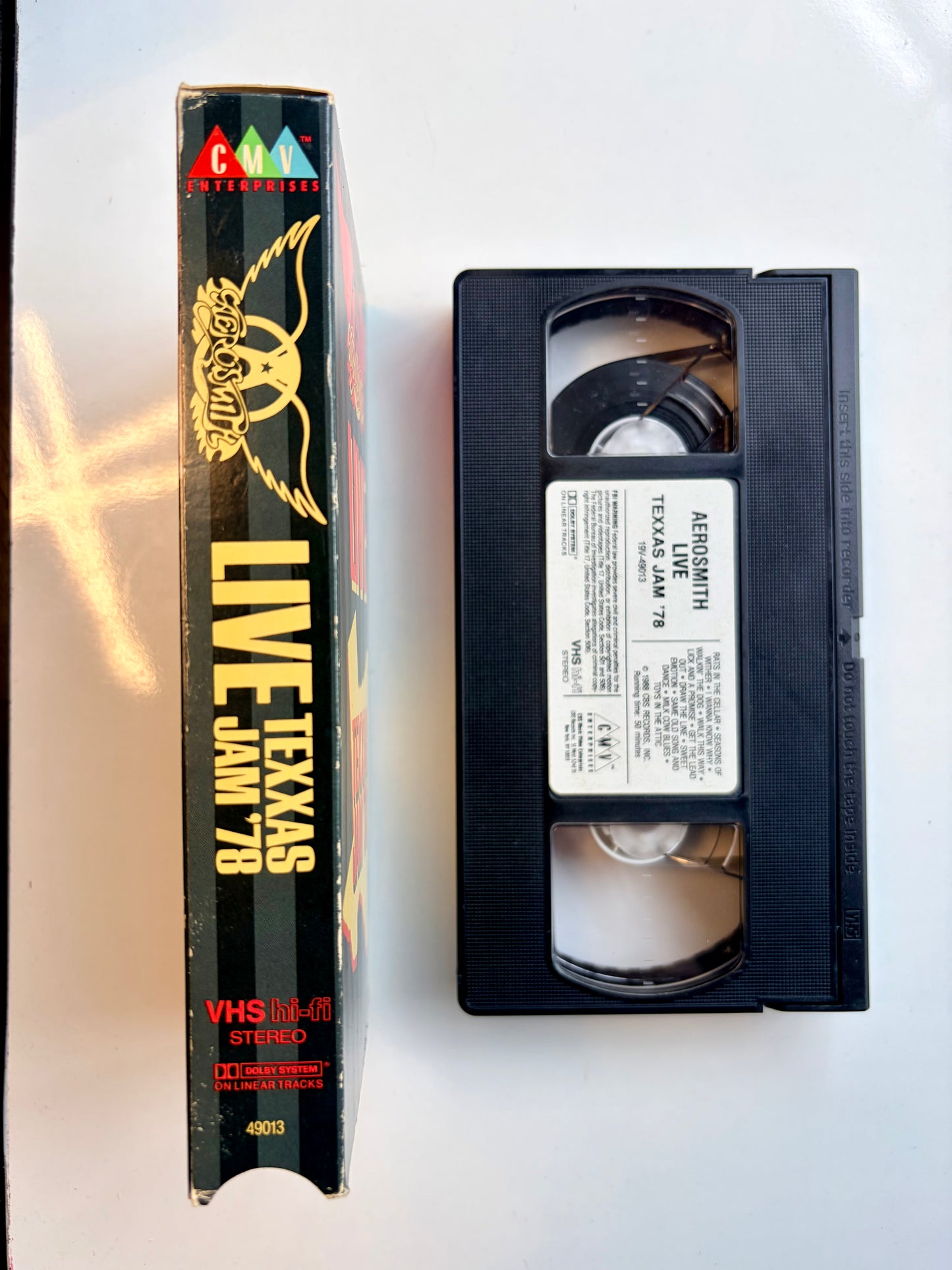 Aerosmith Live Texas Jam '78 VHS