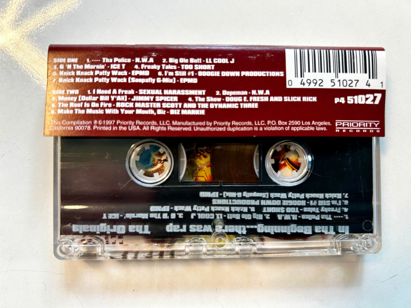 In Tha Beginning...there was rap, Tha Originals