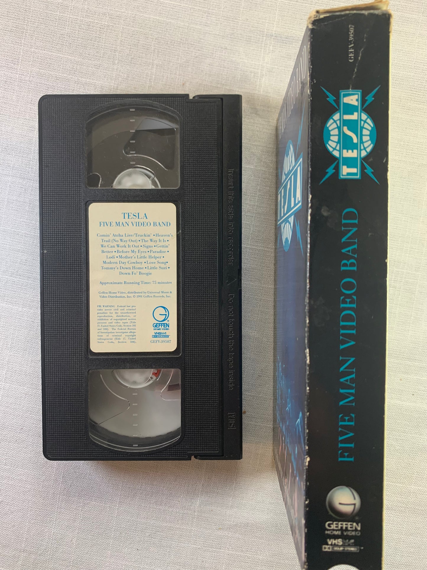 Tesla, Five Man Video Band