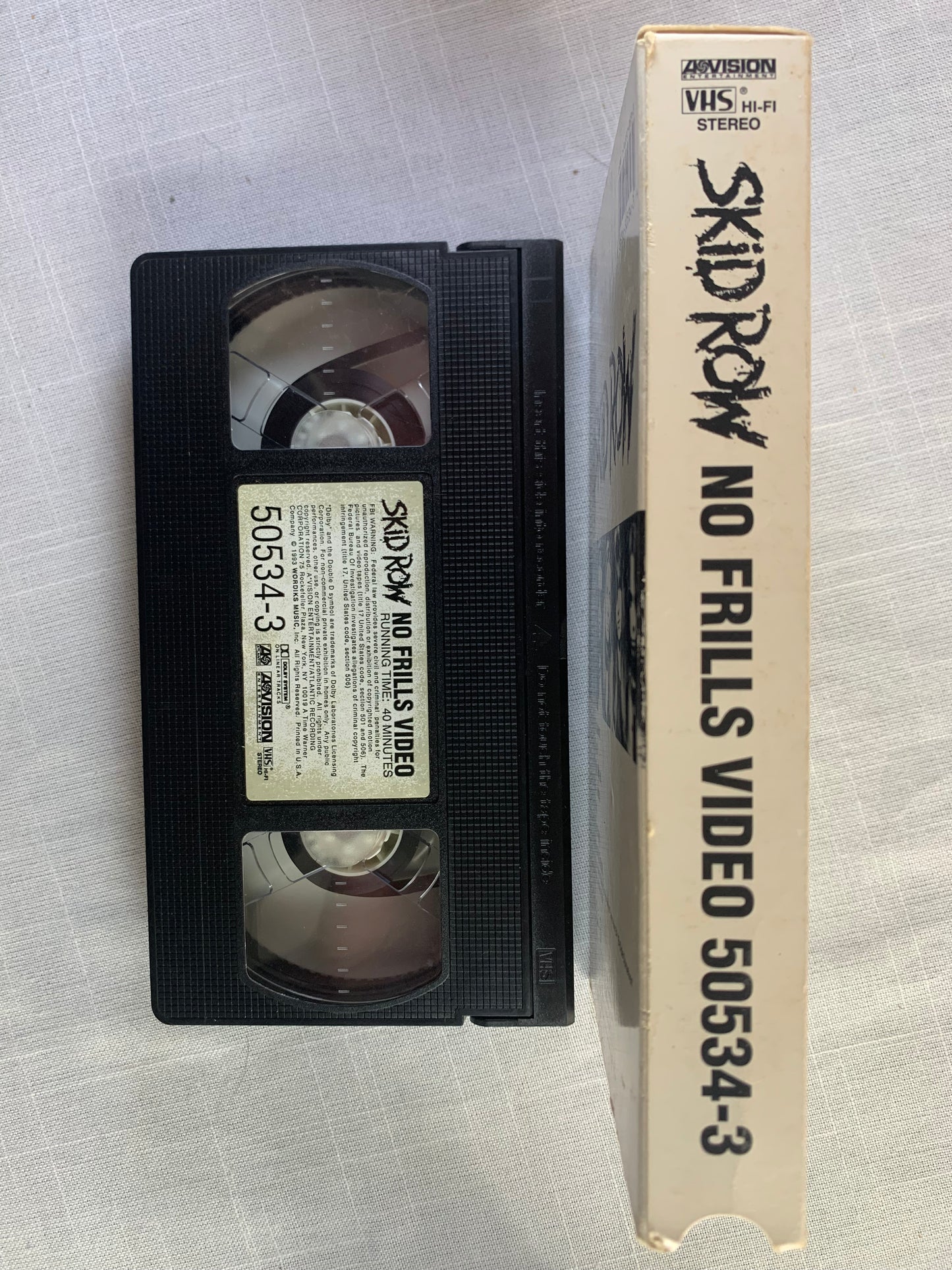 Skid Row, No Frills Video