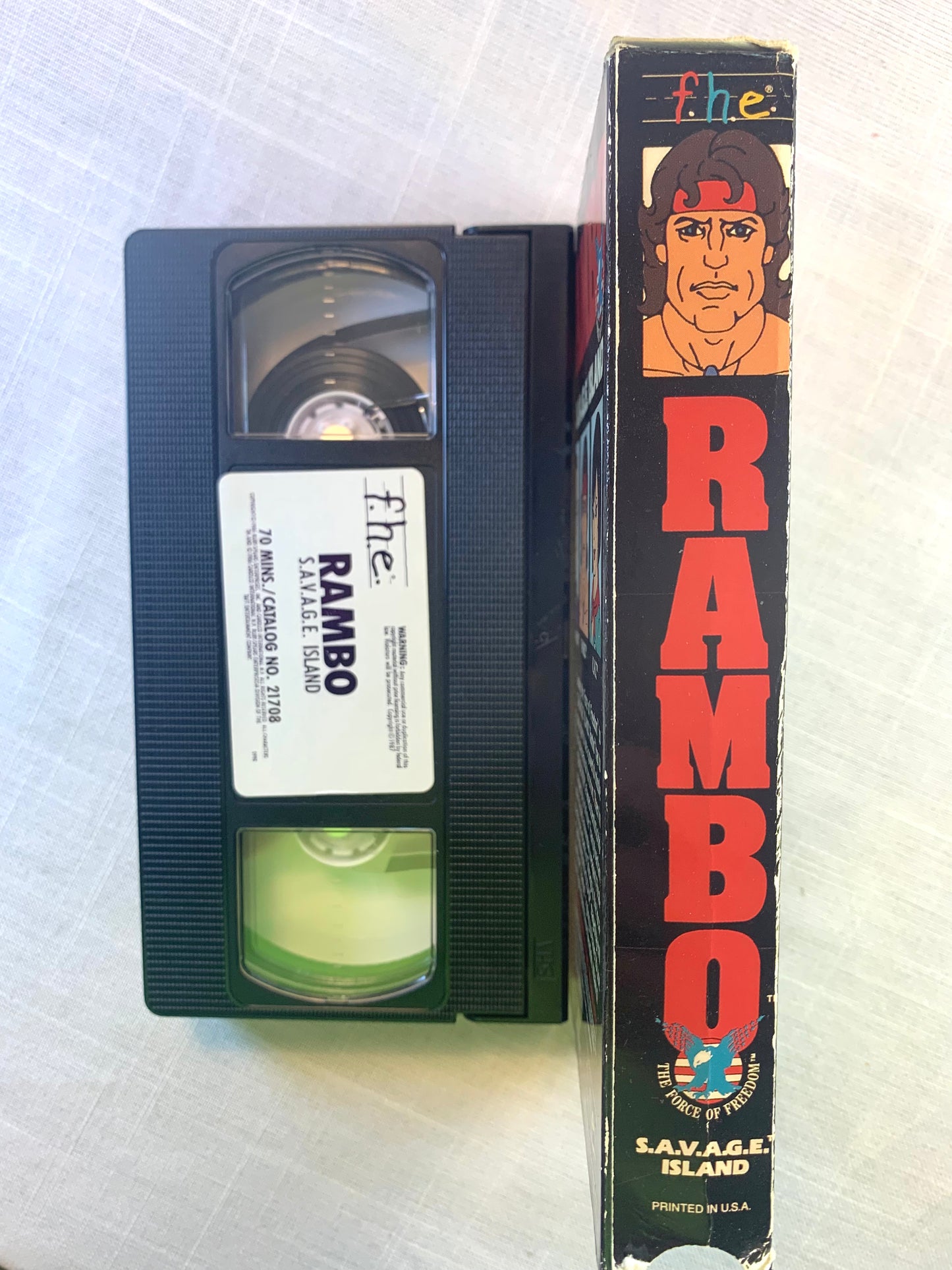 RAMBO cartoon