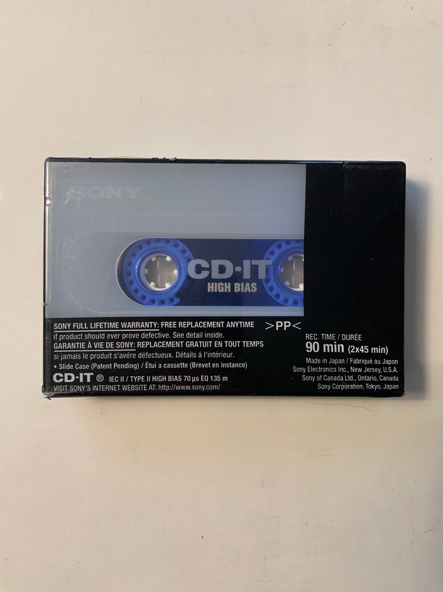 Sony CD-IT 90 Slide Case