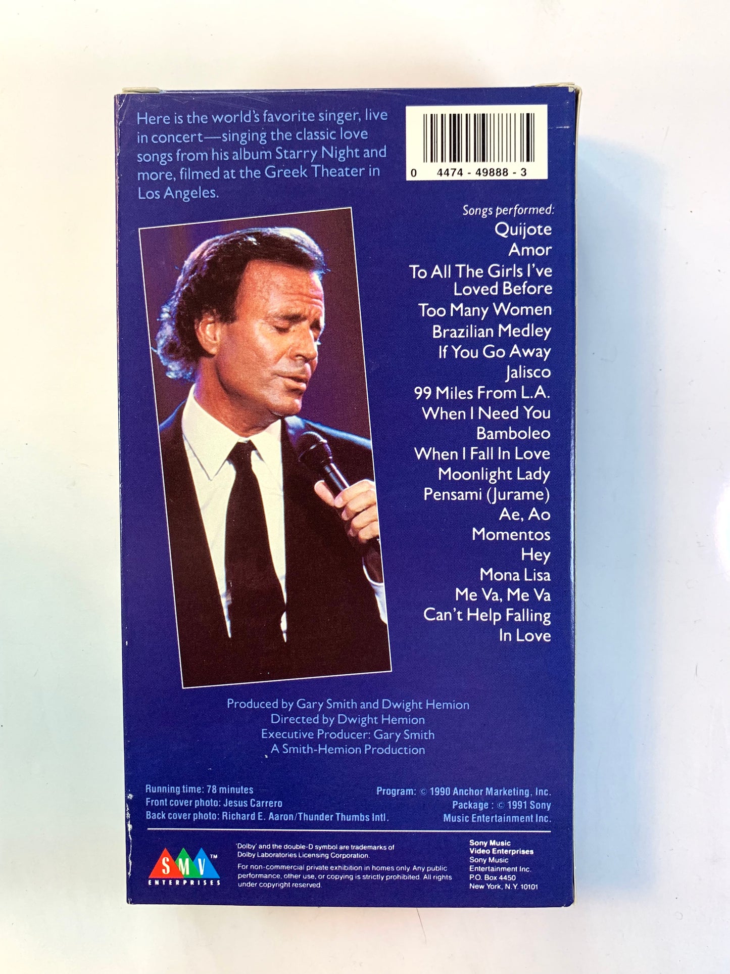 Julio Iglesias, Starry Night