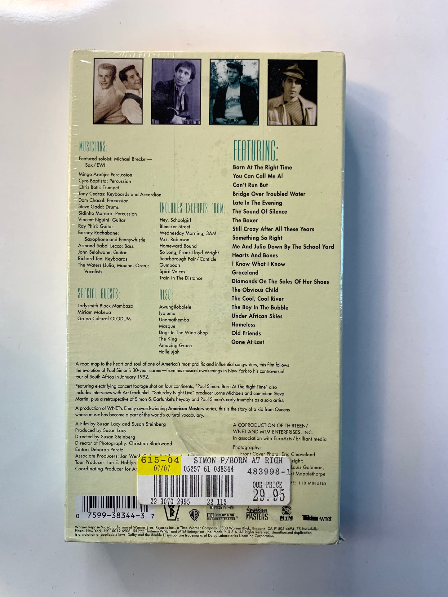 Paul Simon, Born at the Right Time