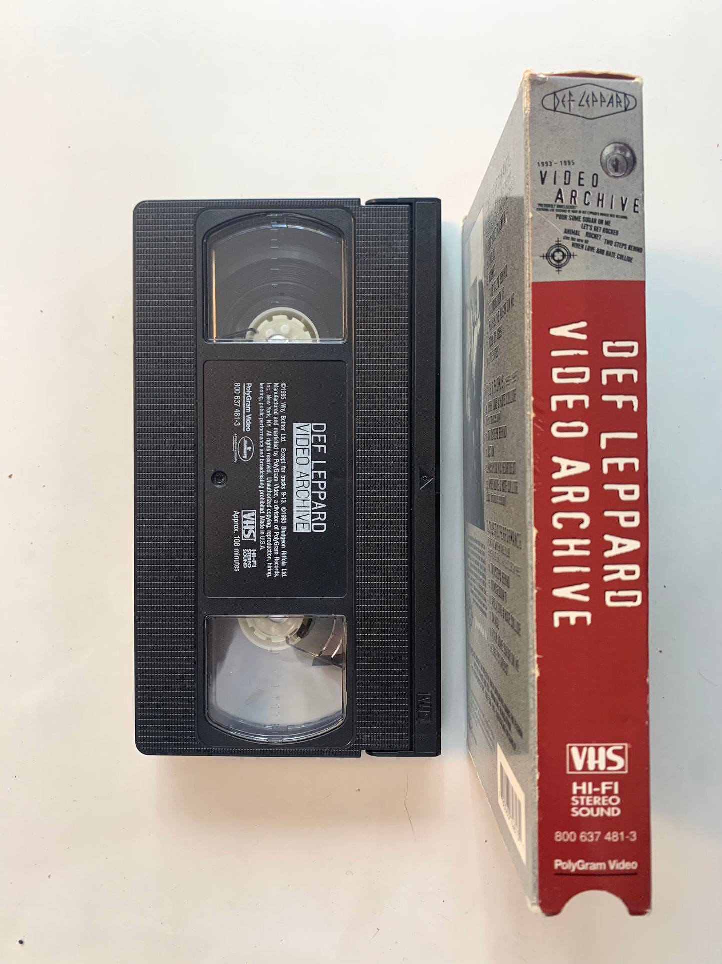 Def Leppard, 1993-1995 Video Archive