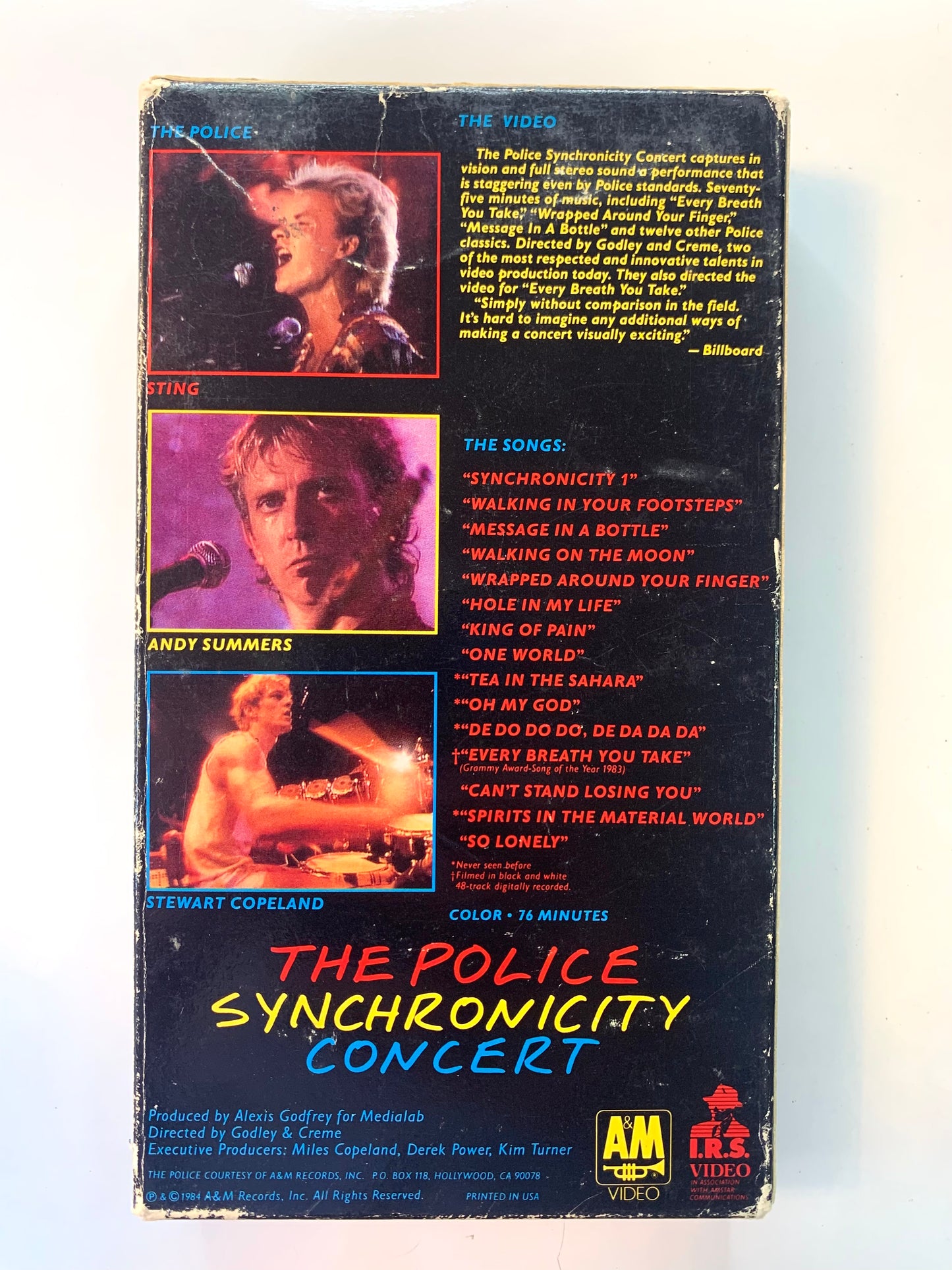 The Police, Synchronicity Concert