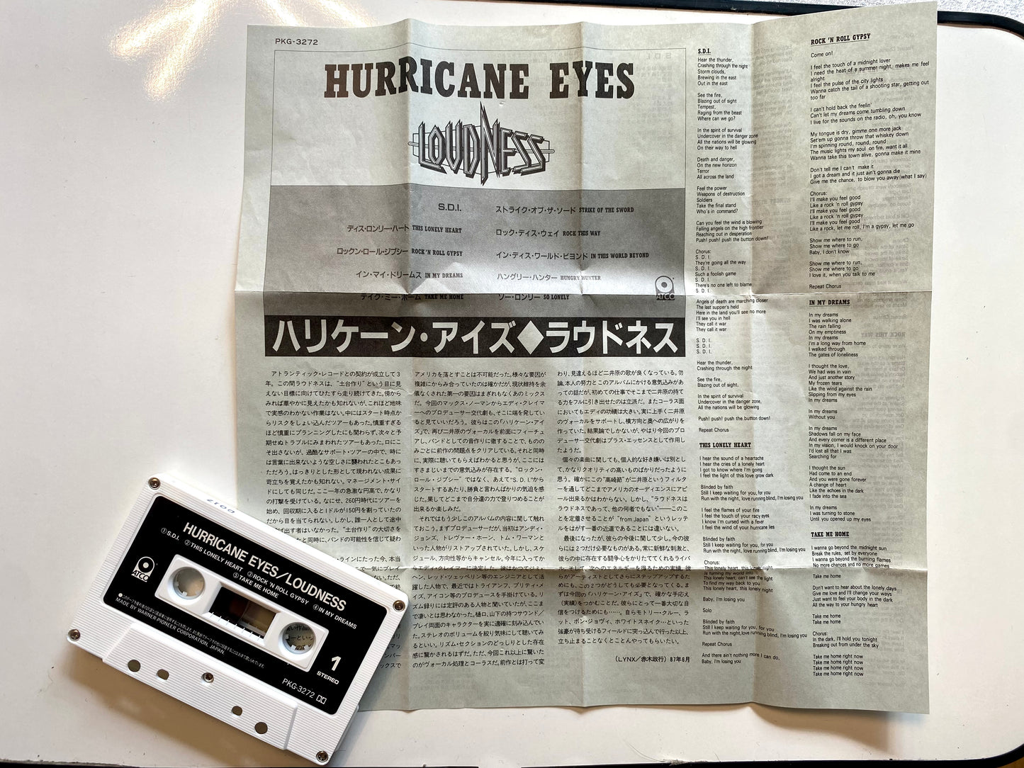 Loudness, Hurricane Eyes