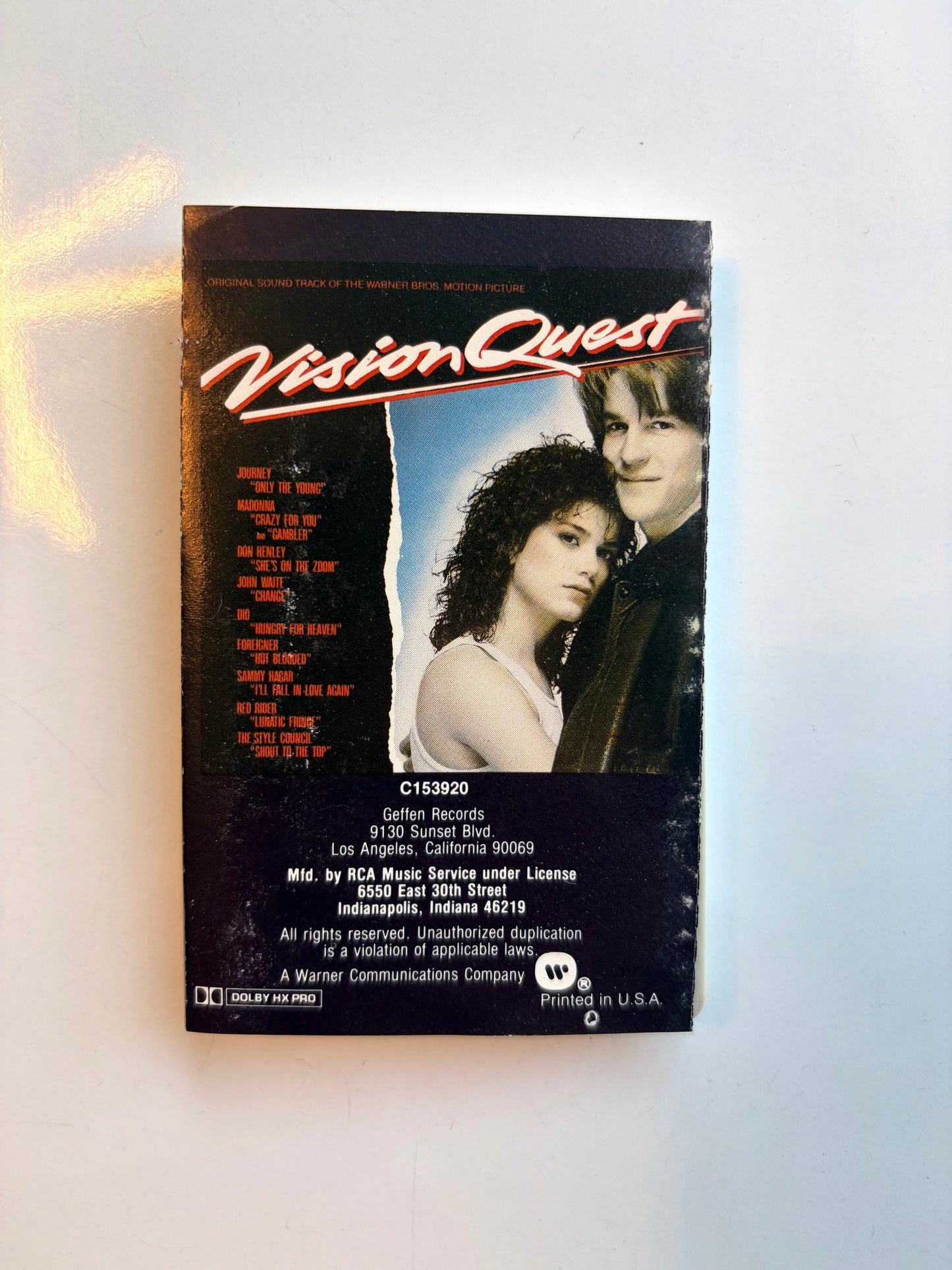 Vision Quest soundtrack