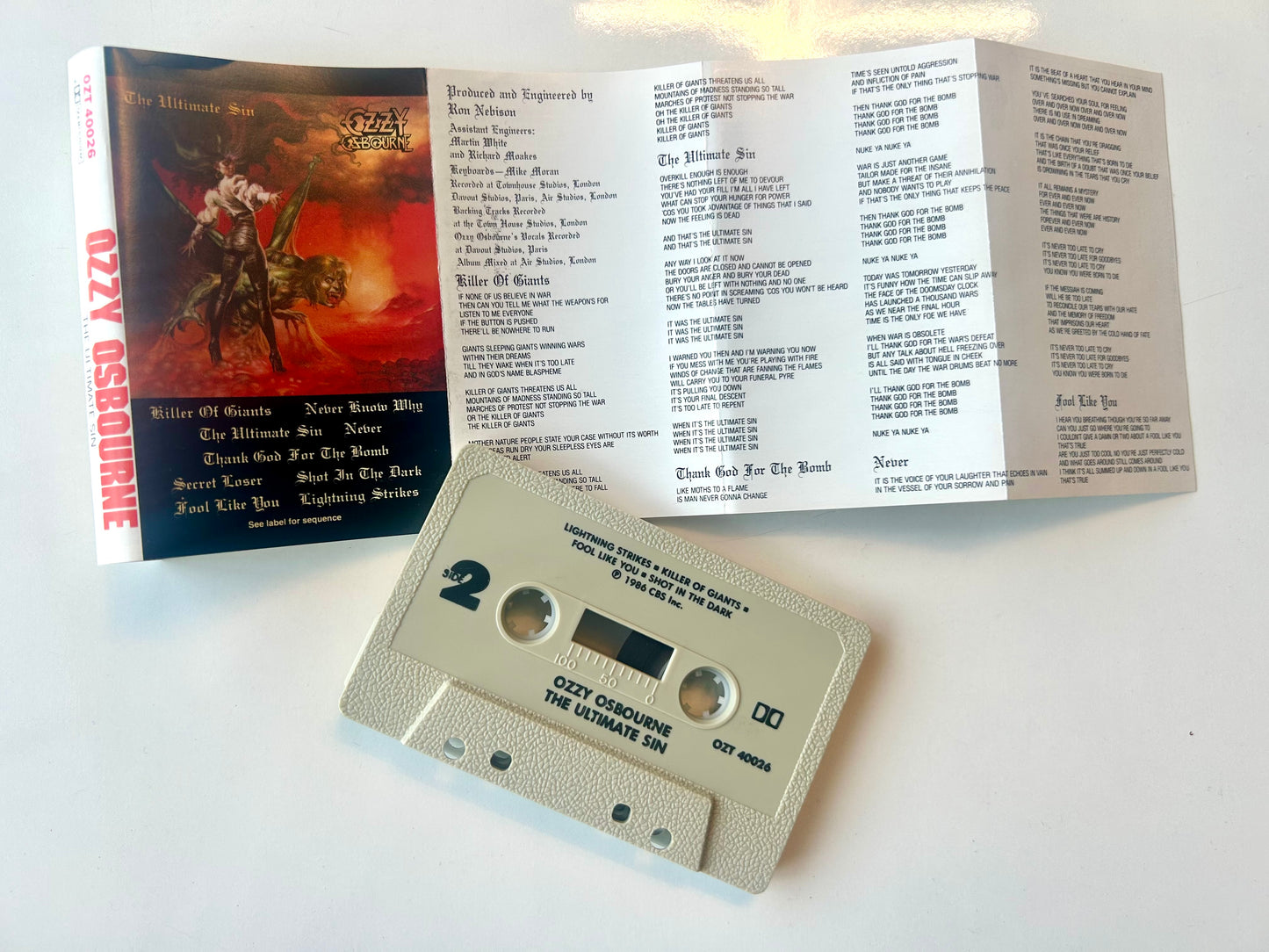Ozzy Osbourne, The Ultimate Sin
