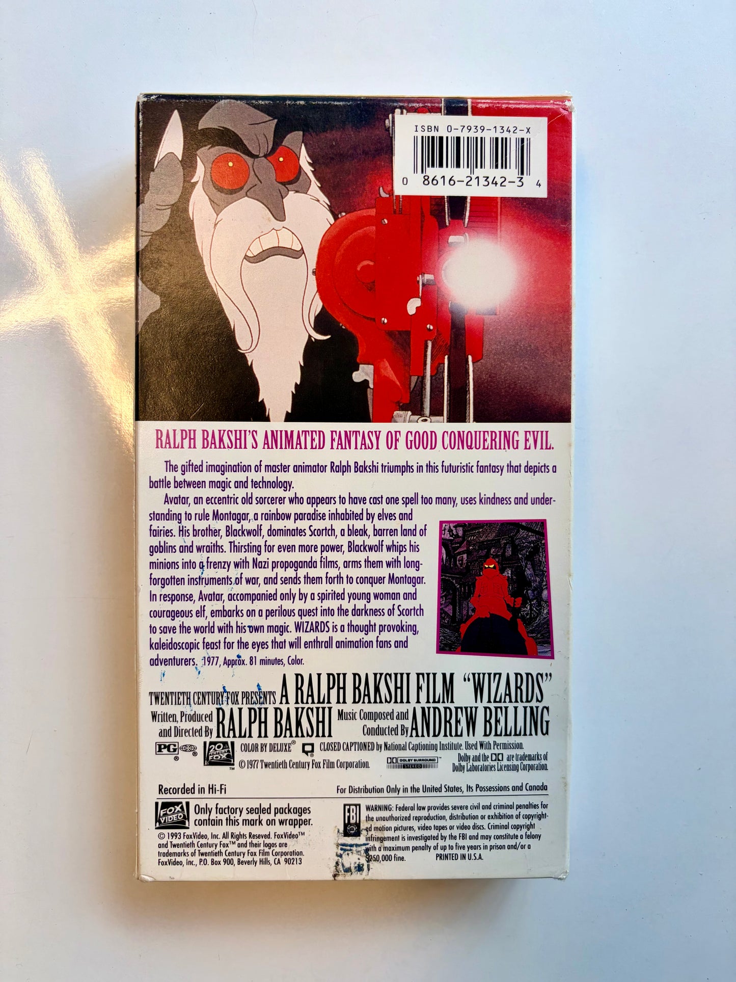 Wizards VHS video