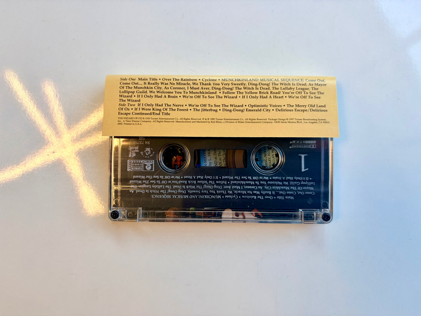 The Wizard of OZ soundtrack cassette