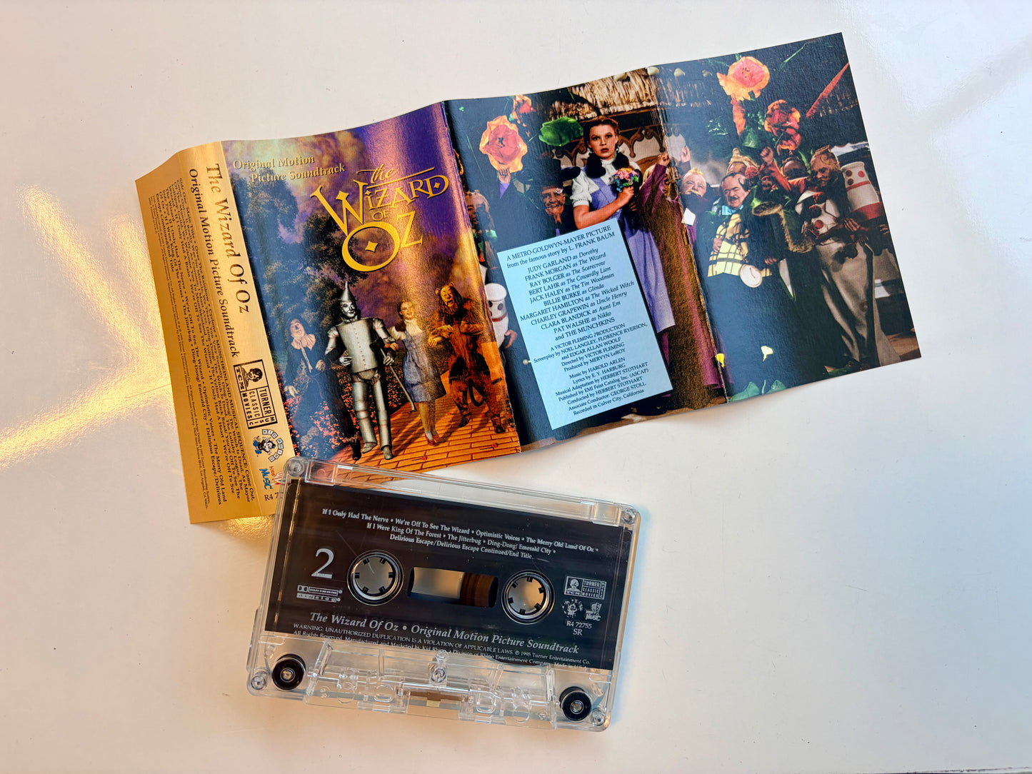 The Wizard of OZ soundtrack cassette