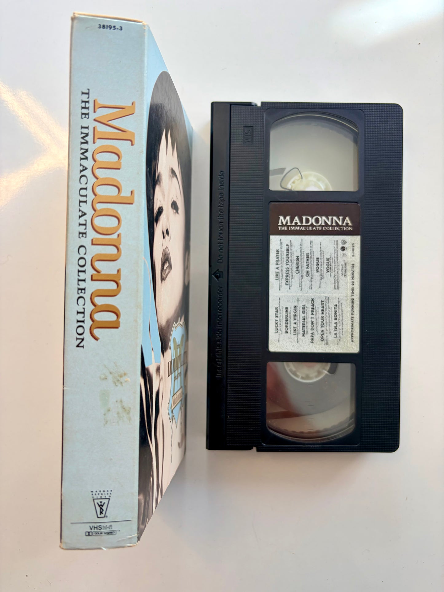 Madonna, The Immaculate Collection VHS video