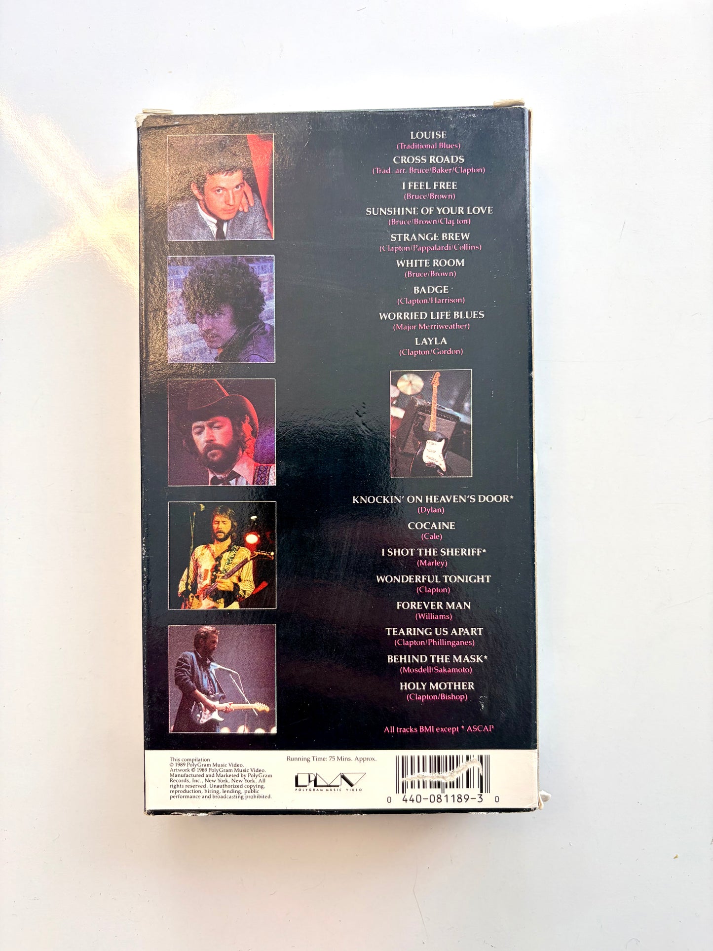 The Cream of Eric Clapton VHS video