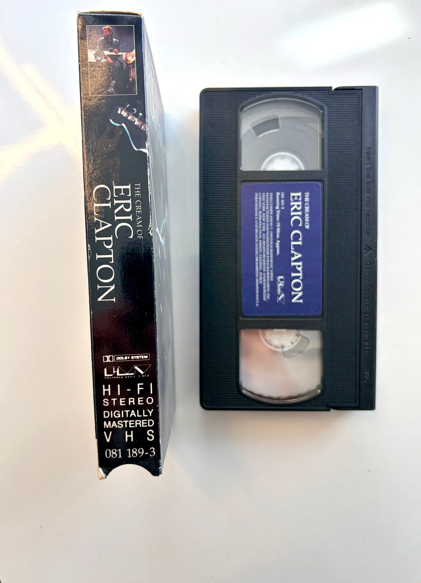 The Cream of Eric Clapton VHS video