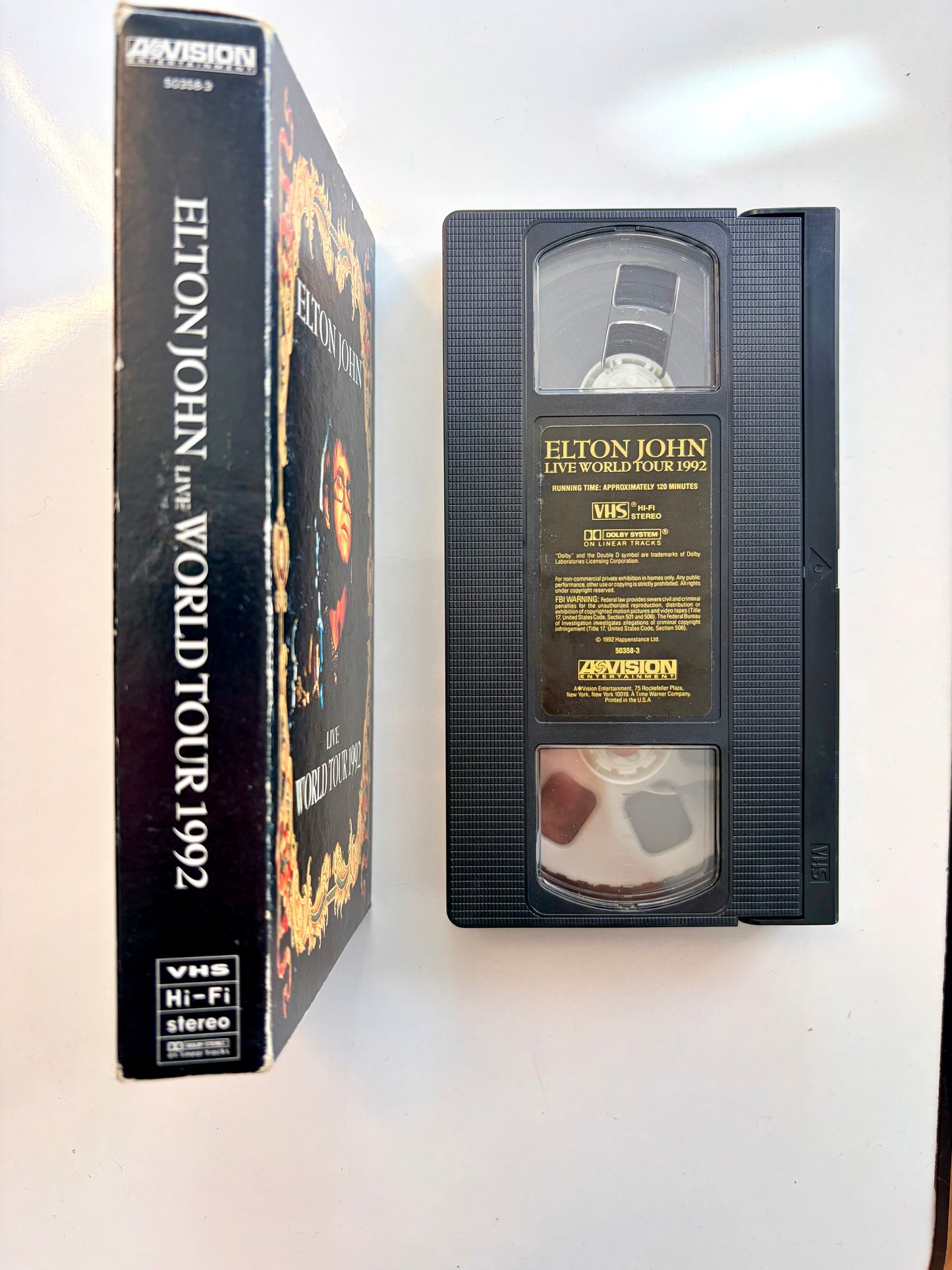 Elton John, Live World Tour 1992 VHS video
