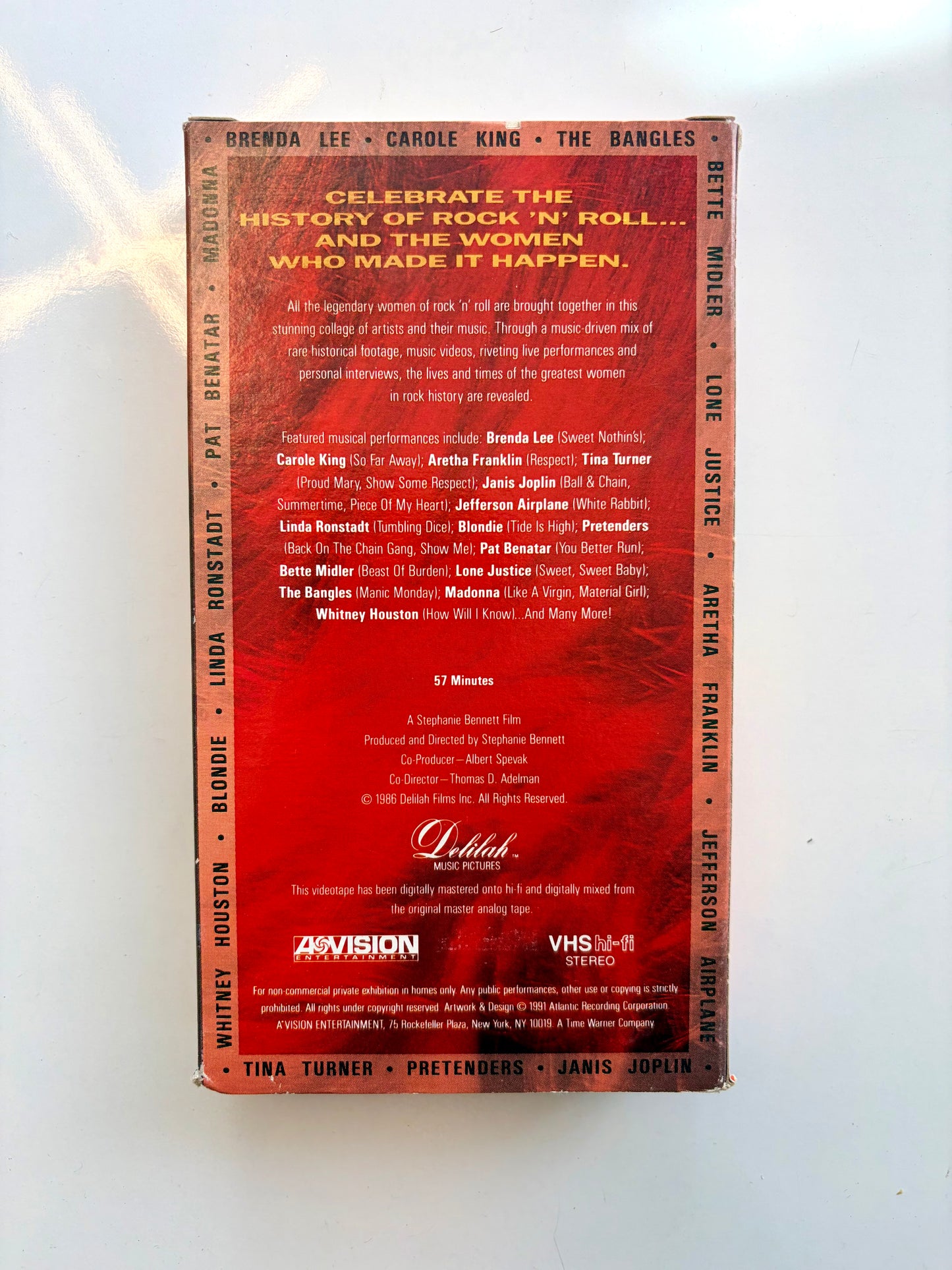 Women In Rock VHS video